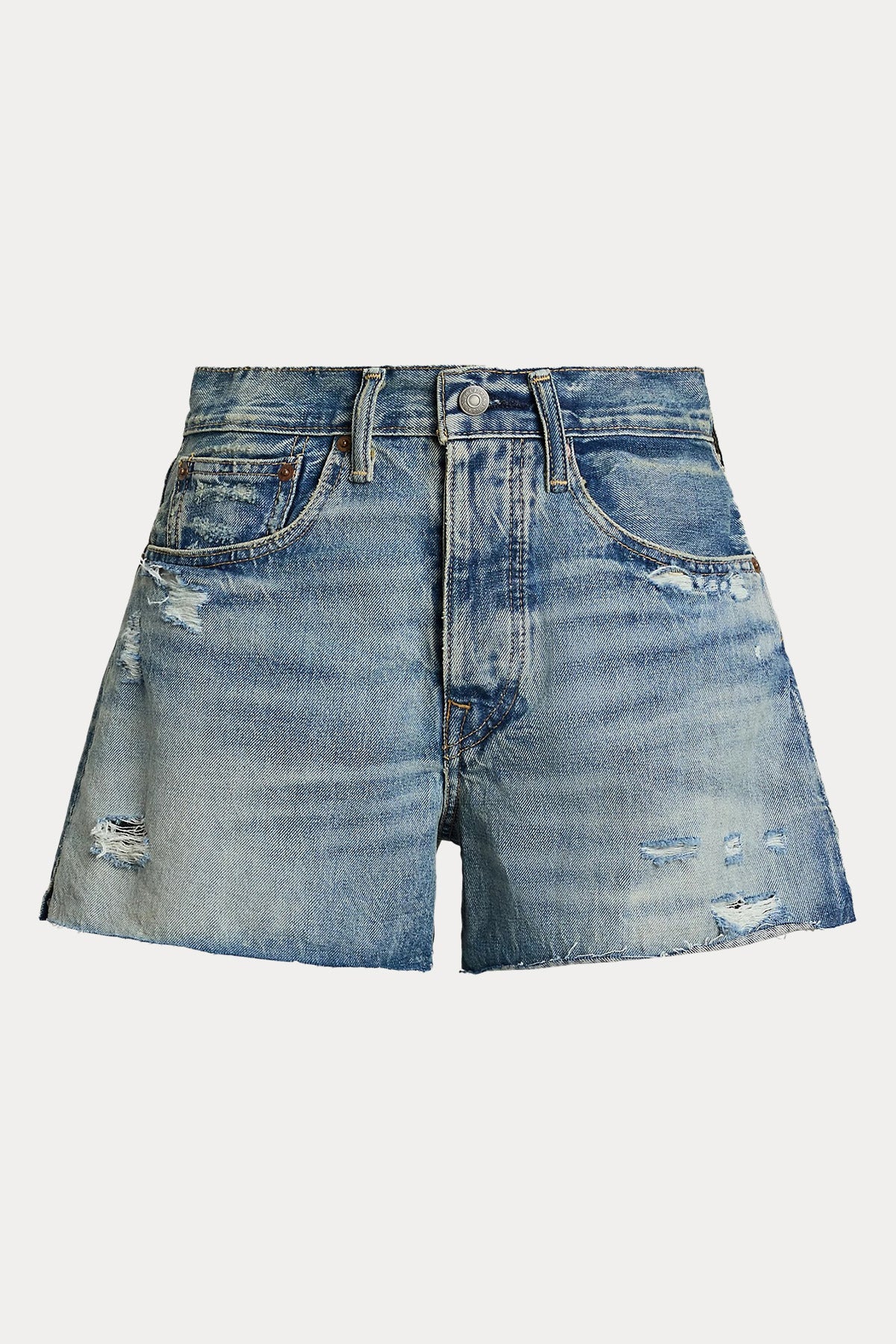 Polo Ralph Lauren Straight Fit Yıkamalı Denim Şort