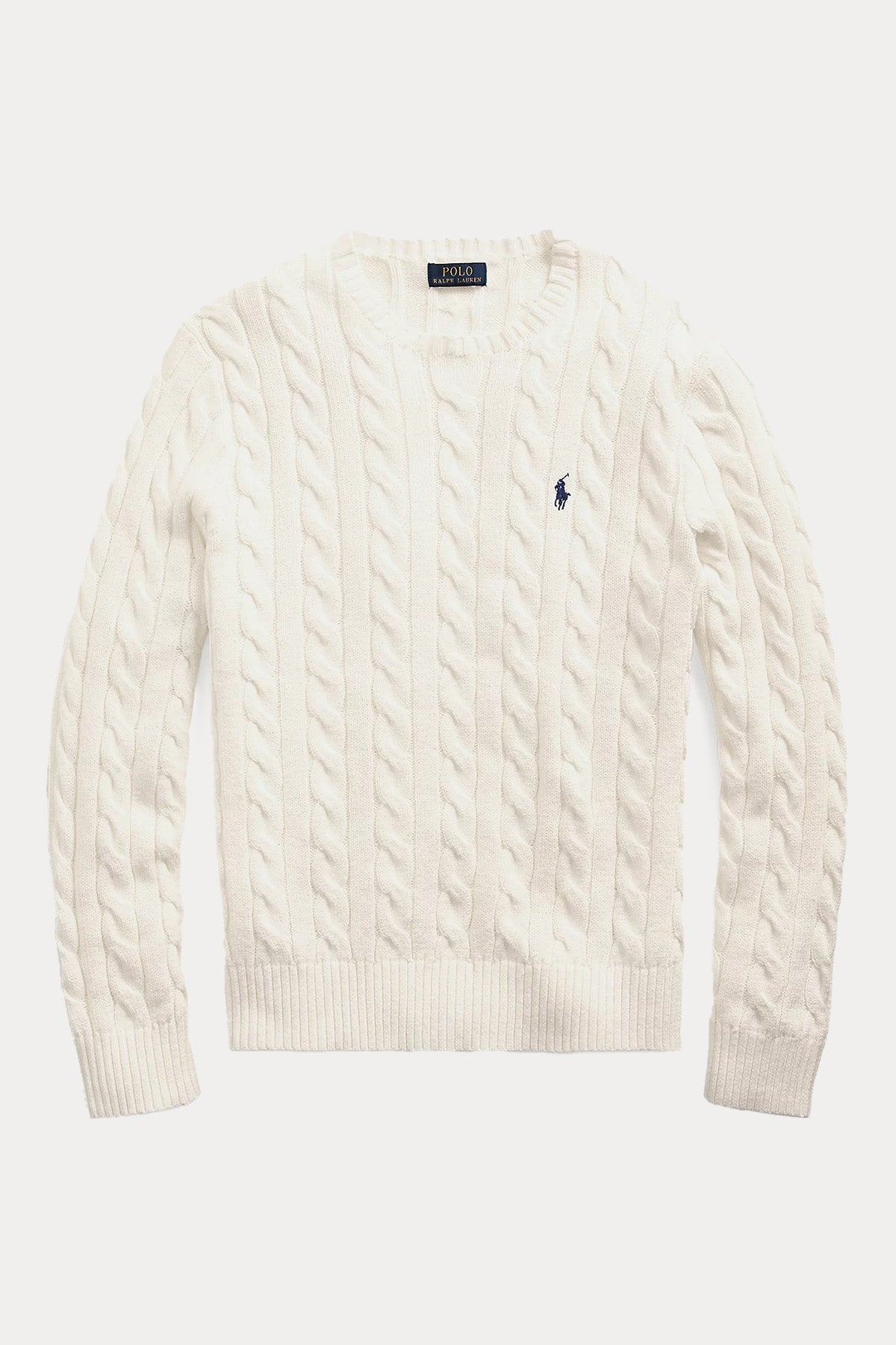 Polo Ralph Lauren Yuvarlak Yaka Saç Örgü Triko