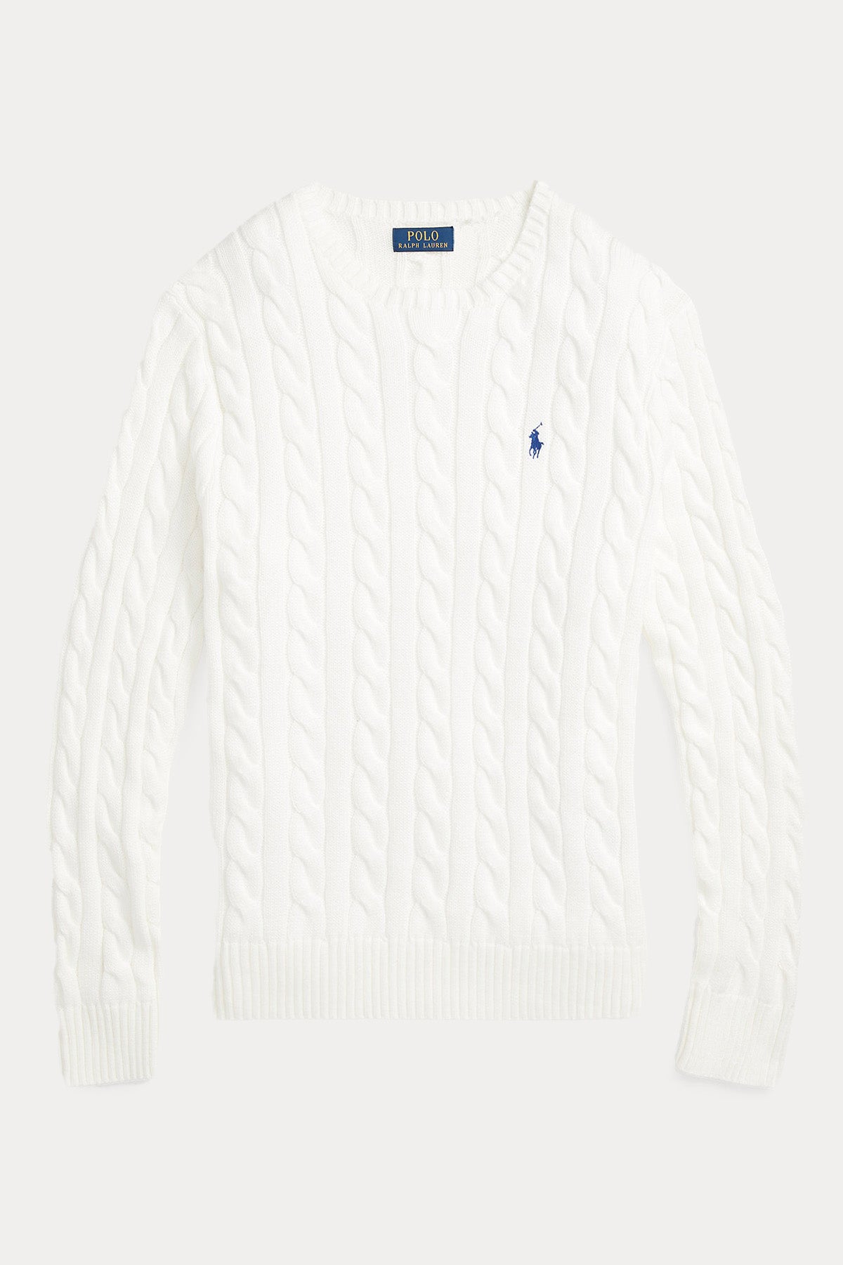 Polo Ralph Lauren Yuvarlak Yaka Saç Örgü Triko-Triko-Libas