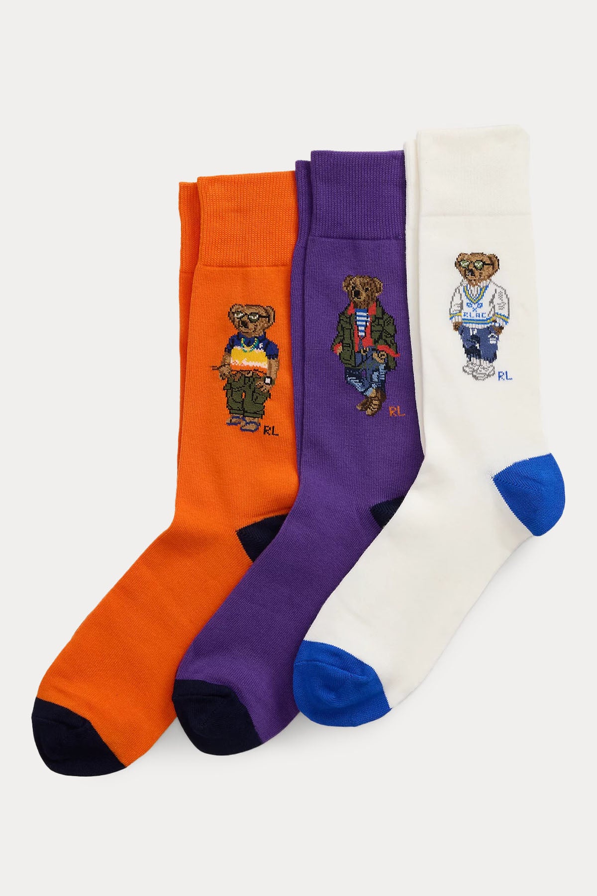 Polo Ralph Lauren Erkek 3'lü Paket Polo Bear Çorap Seti