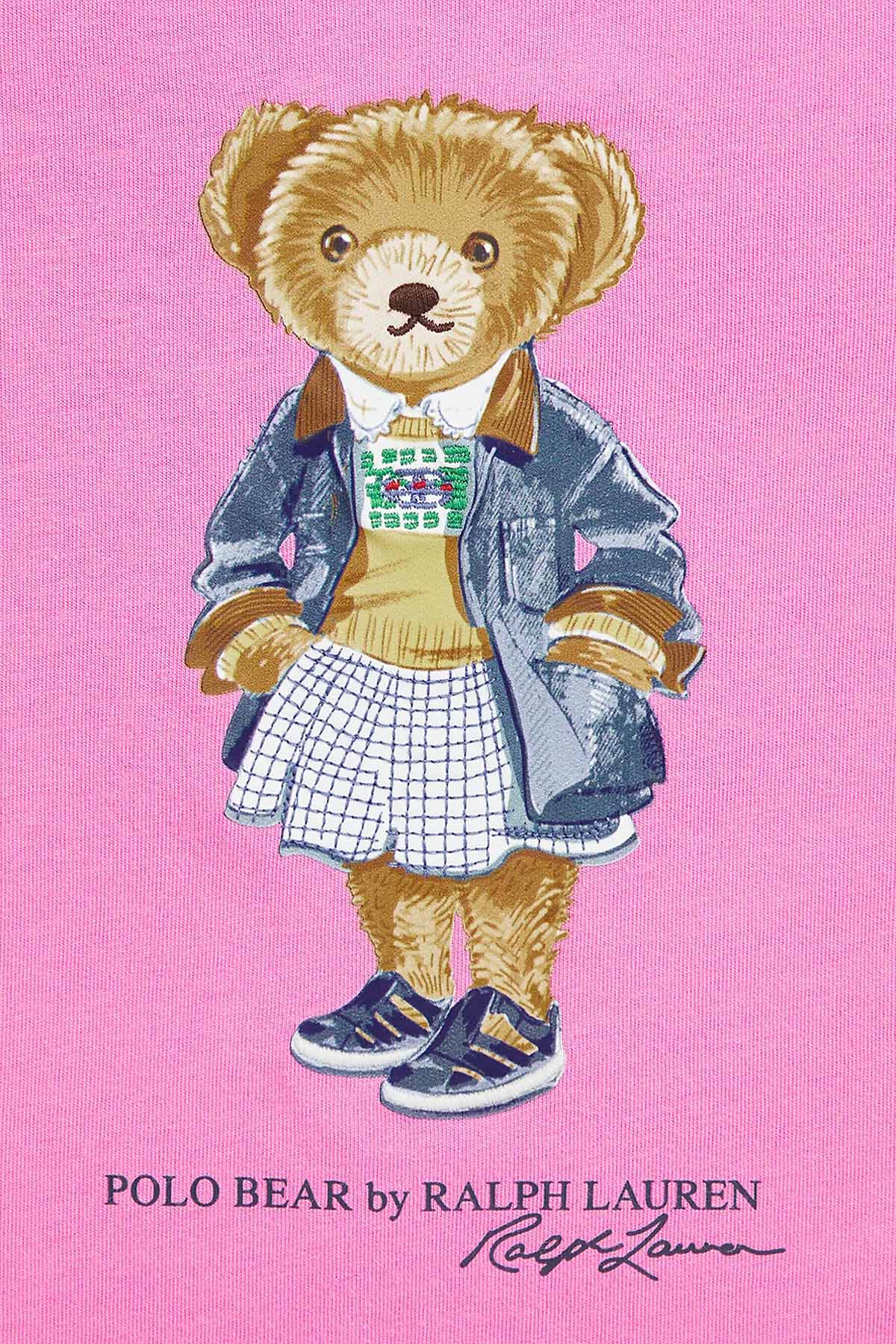 Polo Ralph Lauren Kids 2-6 Yaş Kız Çocuk Polo Bear T-shirt