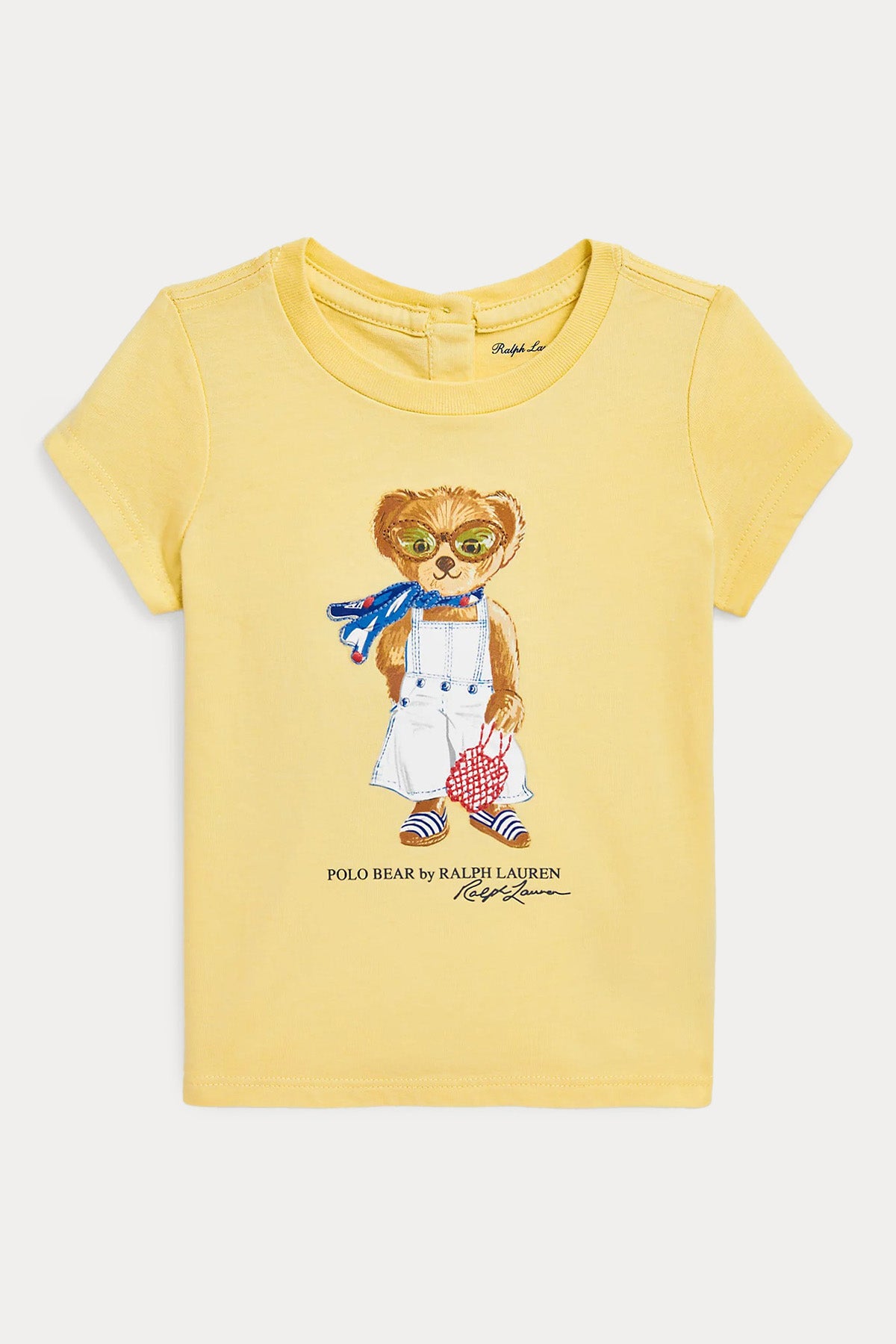 Polo Ralph Lauren Kids 18-24 Aylık Kız Bebek Polo Bear T-shirt