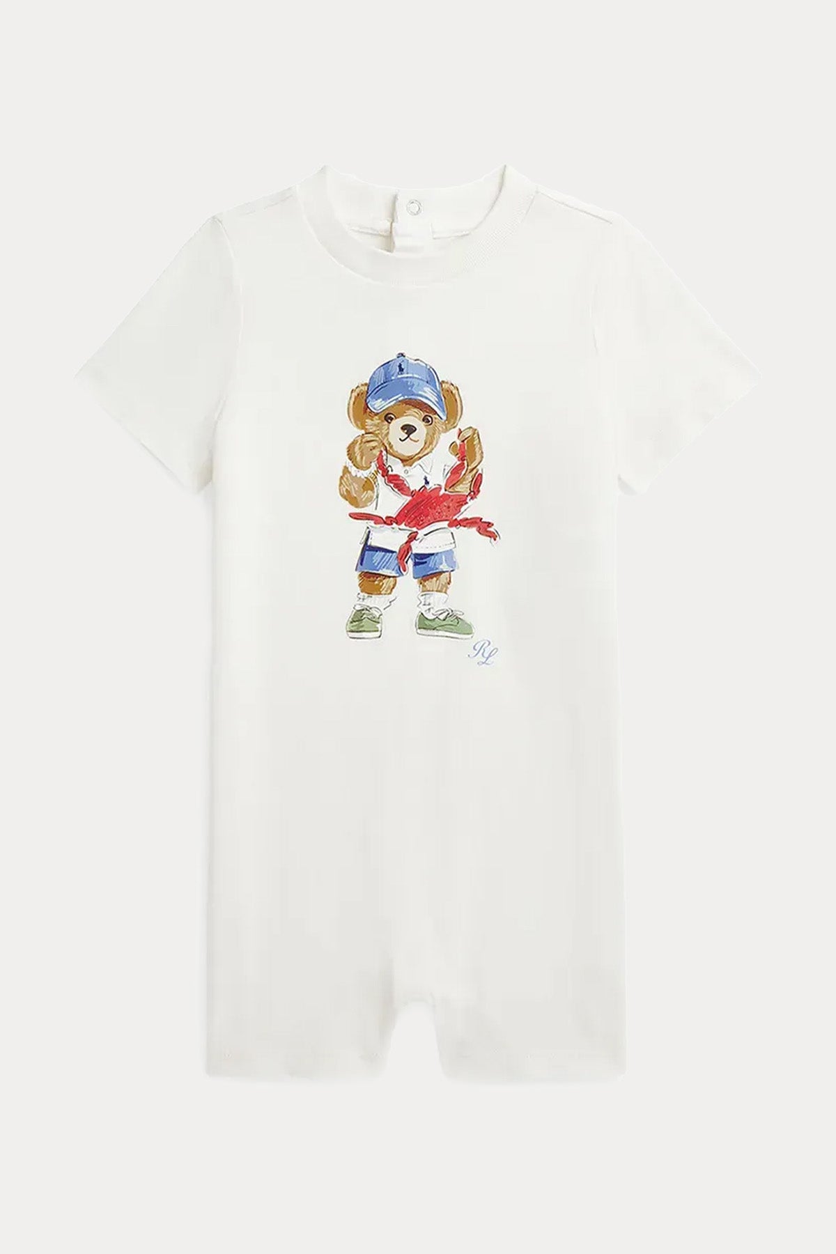 Polo Ralph Lauren Kids 3-9 Aylık Unisex Bebek Polo Bear Tulum