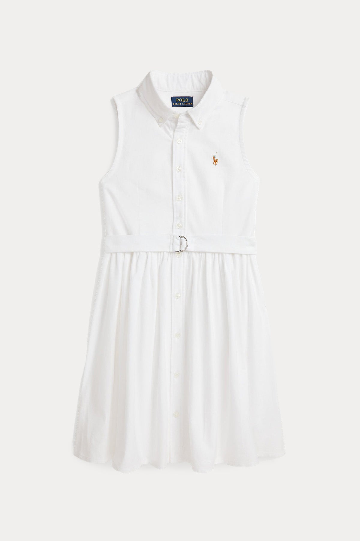 Polo Ralph Lauren Kids 7 Yaş Kız Çocuk Kemerli Elbise