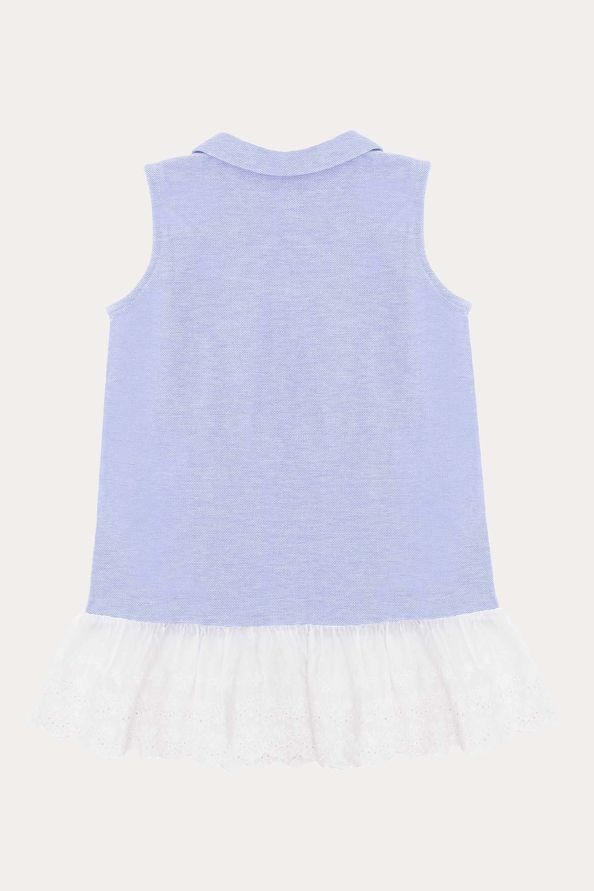 Polo Ralph Lauren Kids 24 Aylık Kız Bebek Şortlu Elbise