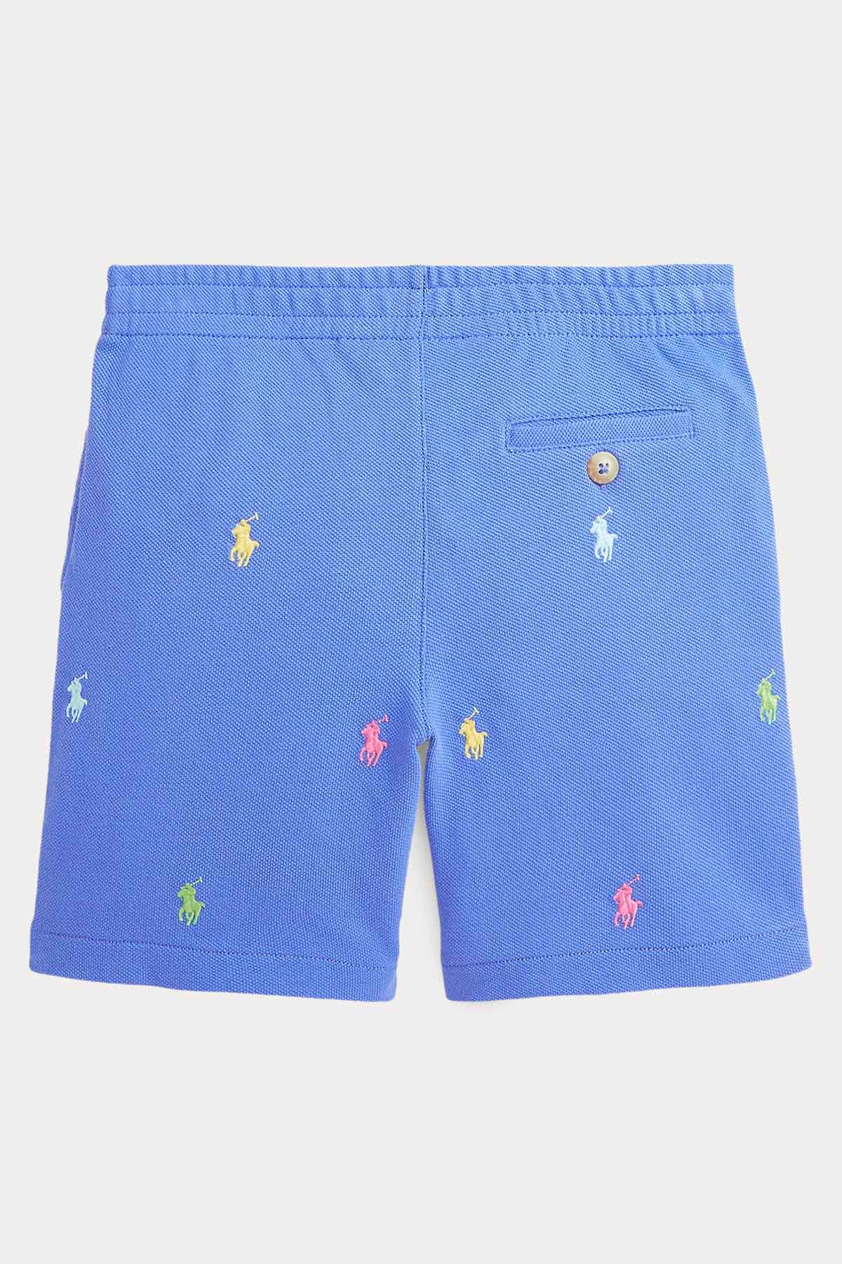 Polo Ralph Lauren Kids 2-5 Yaş Erkek Çocuk Pony Logolu Beli Lastikli Şort