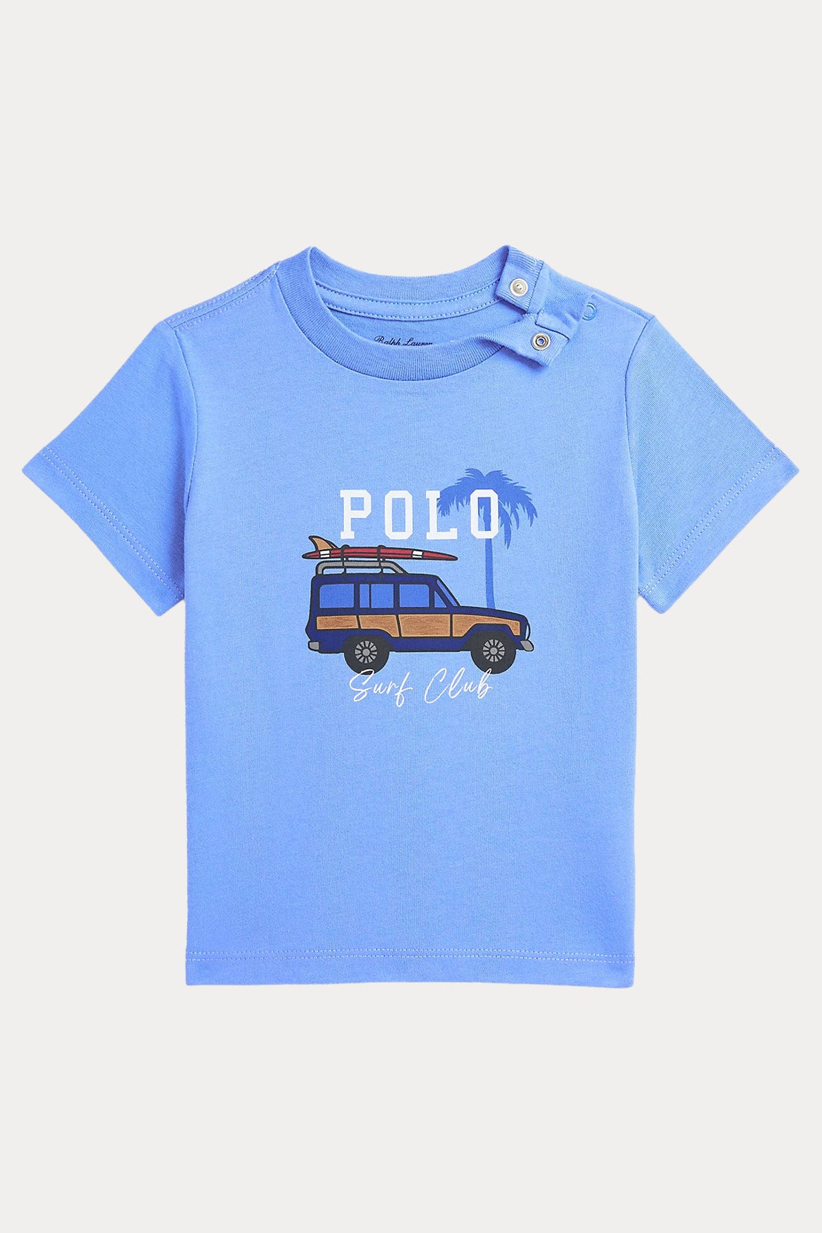 Polo Ralph Lauren Kids 12-18 Aylık Erkek Bebek Safari Temalı T-shirt