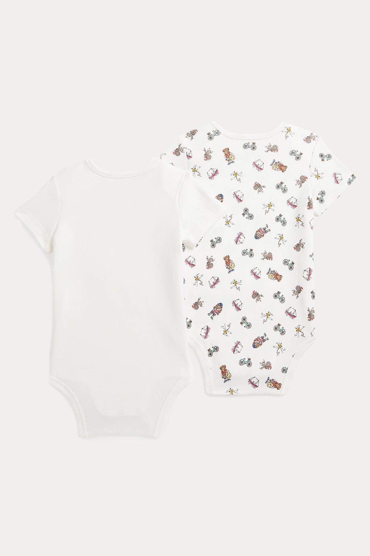 Polo Ralph Lauren Kids 3-6 Aylık Unisex Bebek Polo Bear Tulum Set