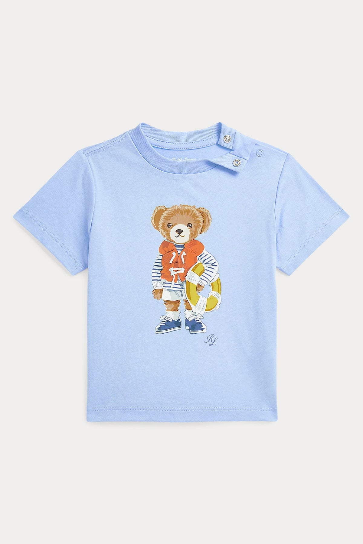 Polo Ralph Lauren Kids 9-18 Aylık Unisex Bebek Polo Bear T-shirt