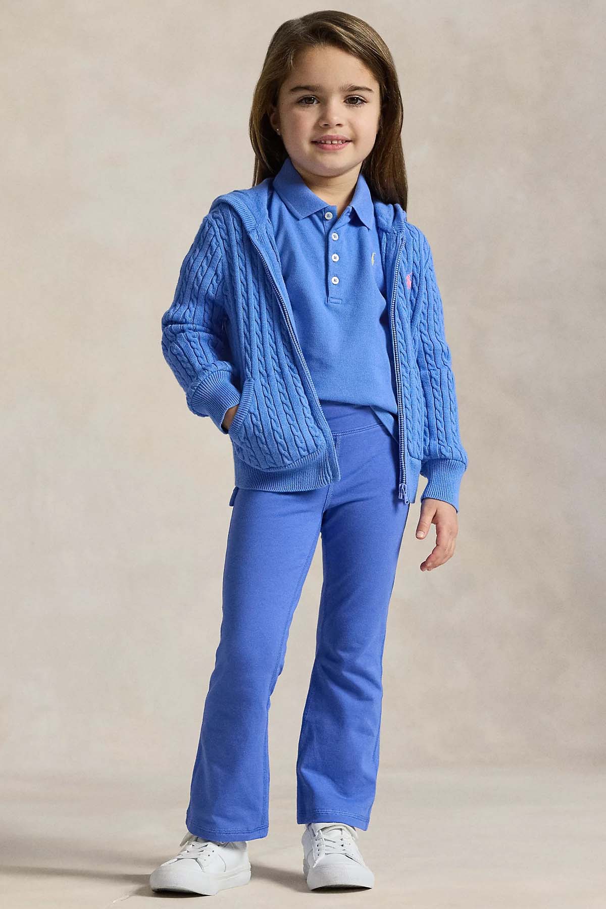 Polo Ralph Lauren Kids 4-5 Yaş Kız Çocuk Beli Lastikli Logolu Eşofman Altı