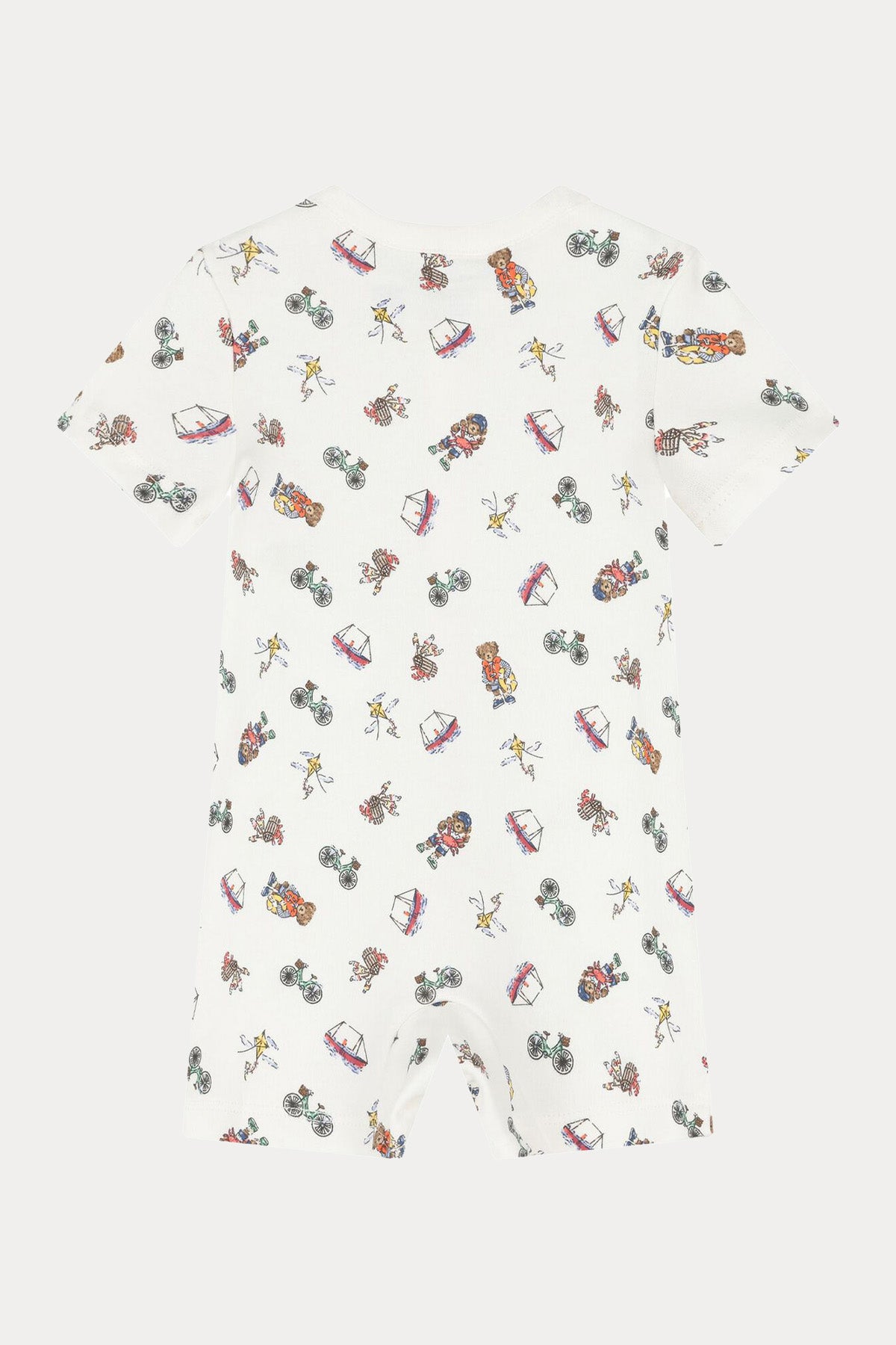 Polo Ralph Lauren Kids Yeni Doğan-3 Aylık Unisex Bebek Polo Bear Tulum