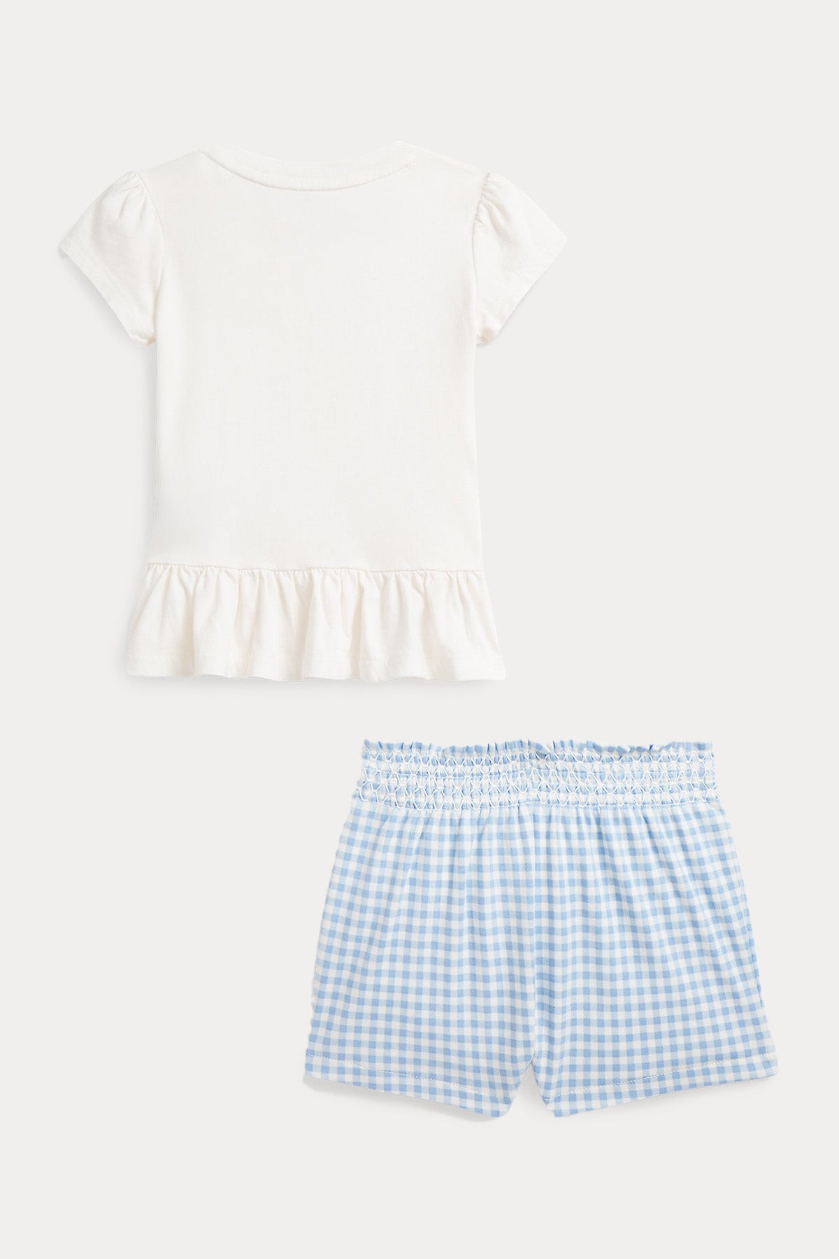 Polo Ralph Lauren Kids 9-18 Aylık Kız Bebek Polo Bear T-shirt - Şort Set