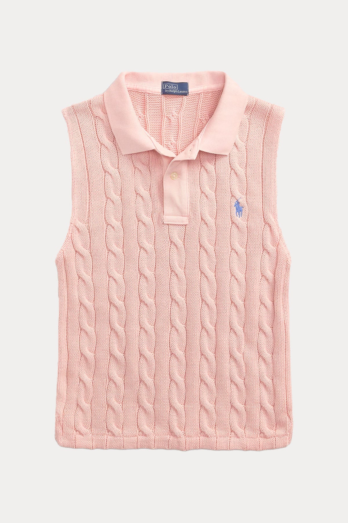 Polo Ralph Lauren Slim Fit Polo Yaka Saç Örgü Triko