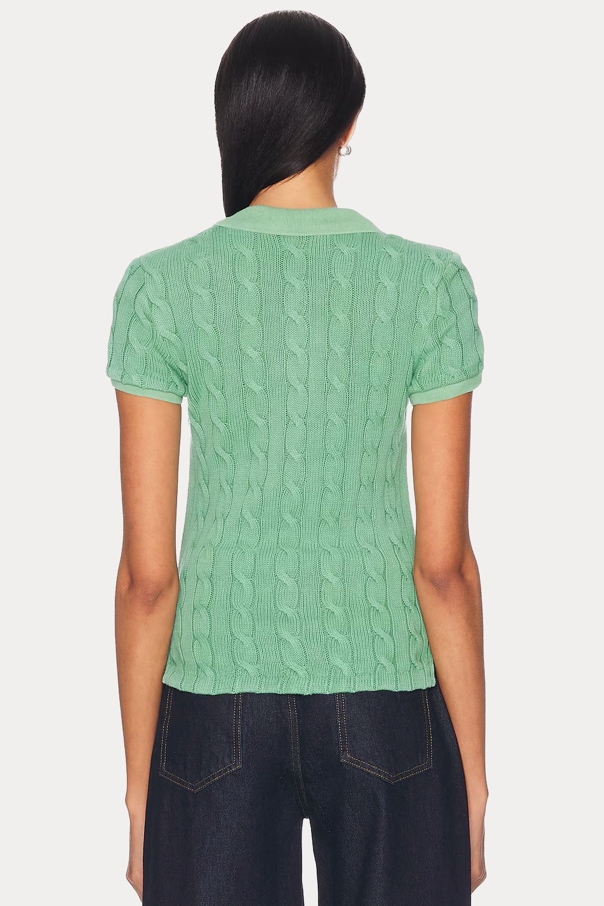 Polo Ralph Lauren Polo Yaka Saç Örgü Triko