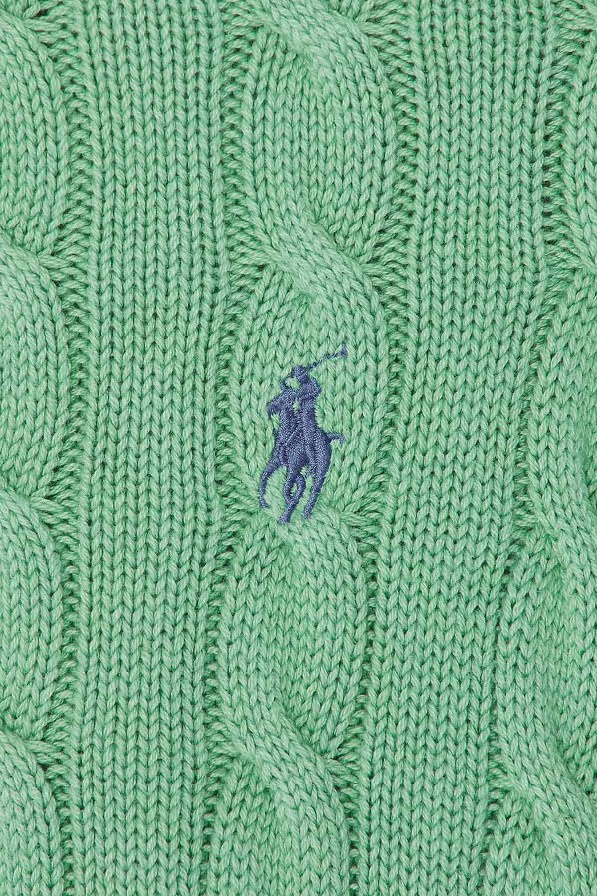 Polo Ralph Lauren Polo Yaka Saç Örgü Triko