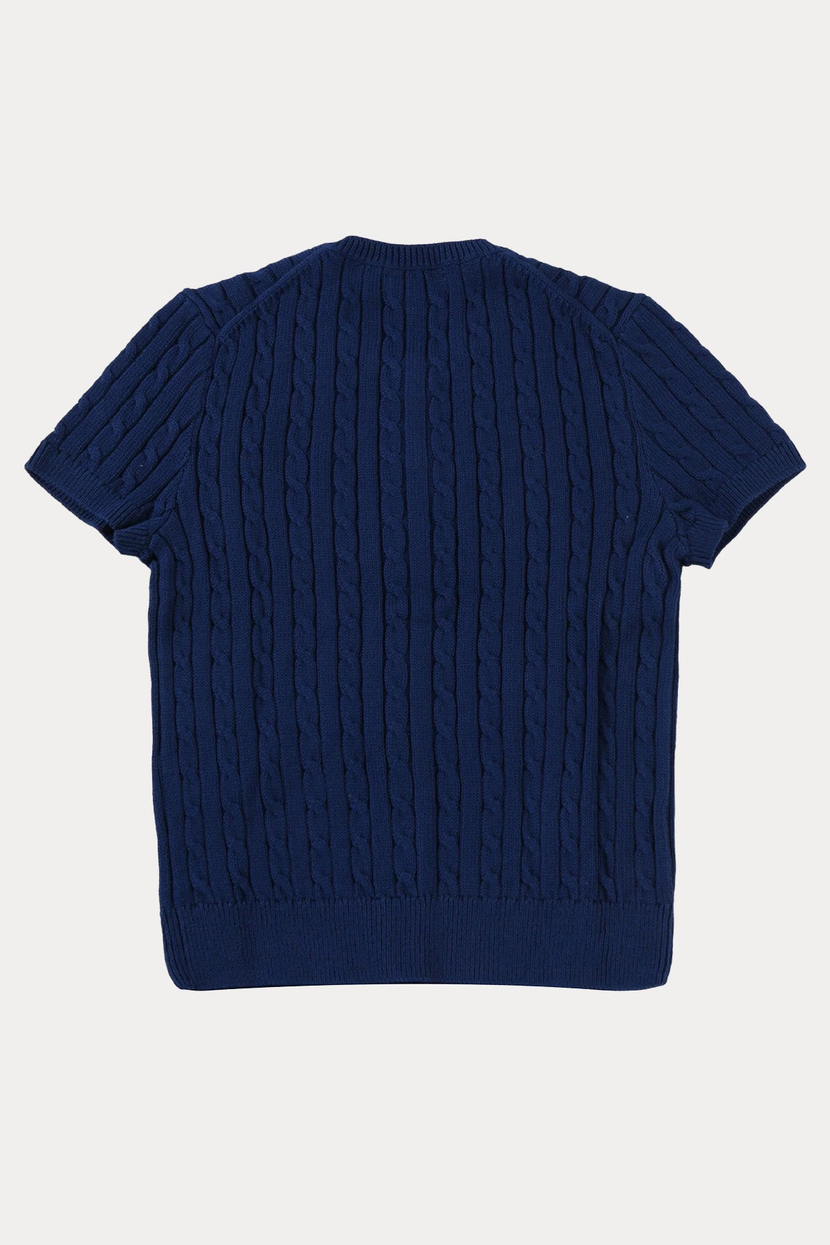 Polo Ralph Lauren Yuvarlak Yaka Saç Örgü Triko Ceket-Ceket-Libas