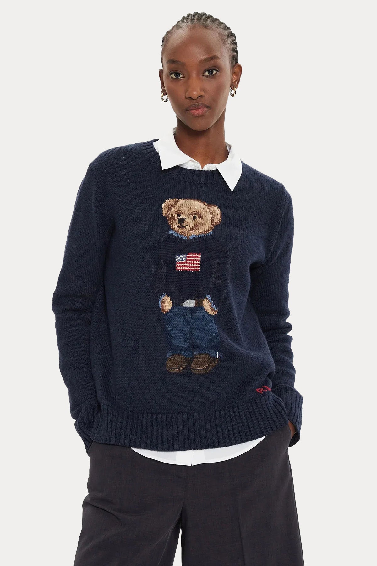 Polo Ralph Lauren Polo Bear Örgü Keten Triko