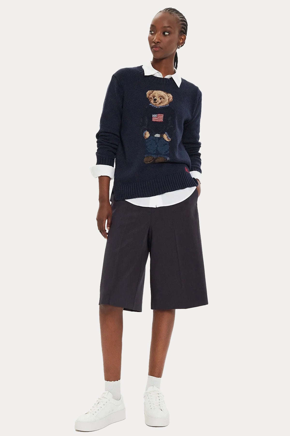 Polo Ralph Lauren Polo Bear Örgü Keten Triko-Triko-Libas