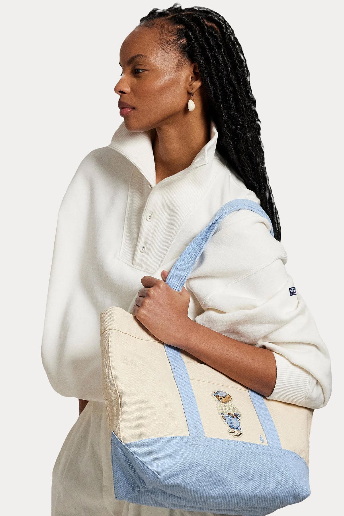 Polo Ralph Lauren Polo Bear Kanvas Omuz Çantası