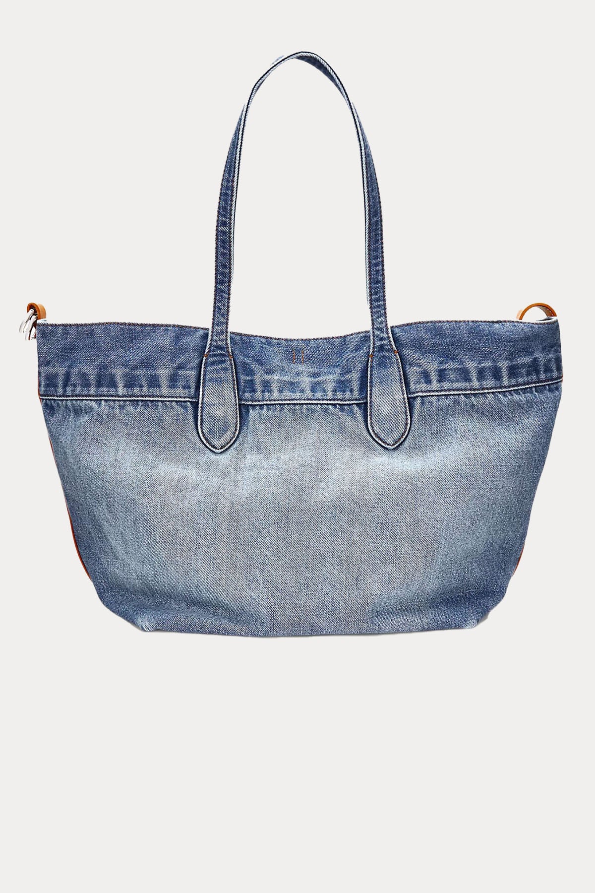 Polo Ralph Lauren Big Pony Logolu Denim Omuz Çantası