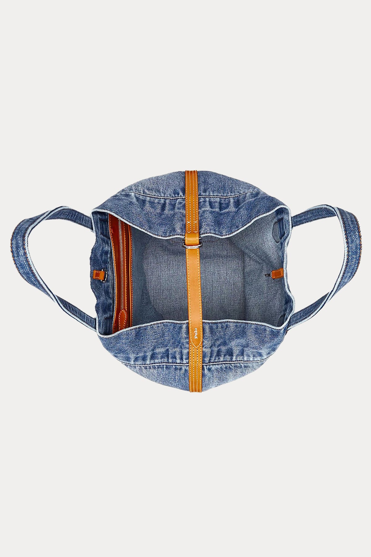 Polo Ralph Lauren Big Pony Logolu Denim Omuz Çantası