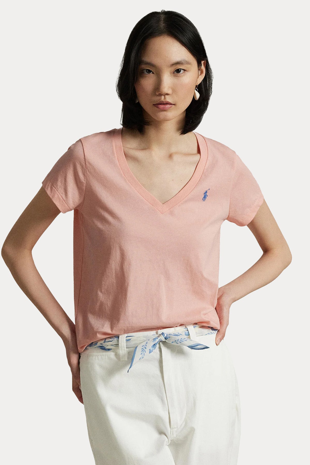 Polo Ralph Lauren Custom Fit V Yaka T-shirt