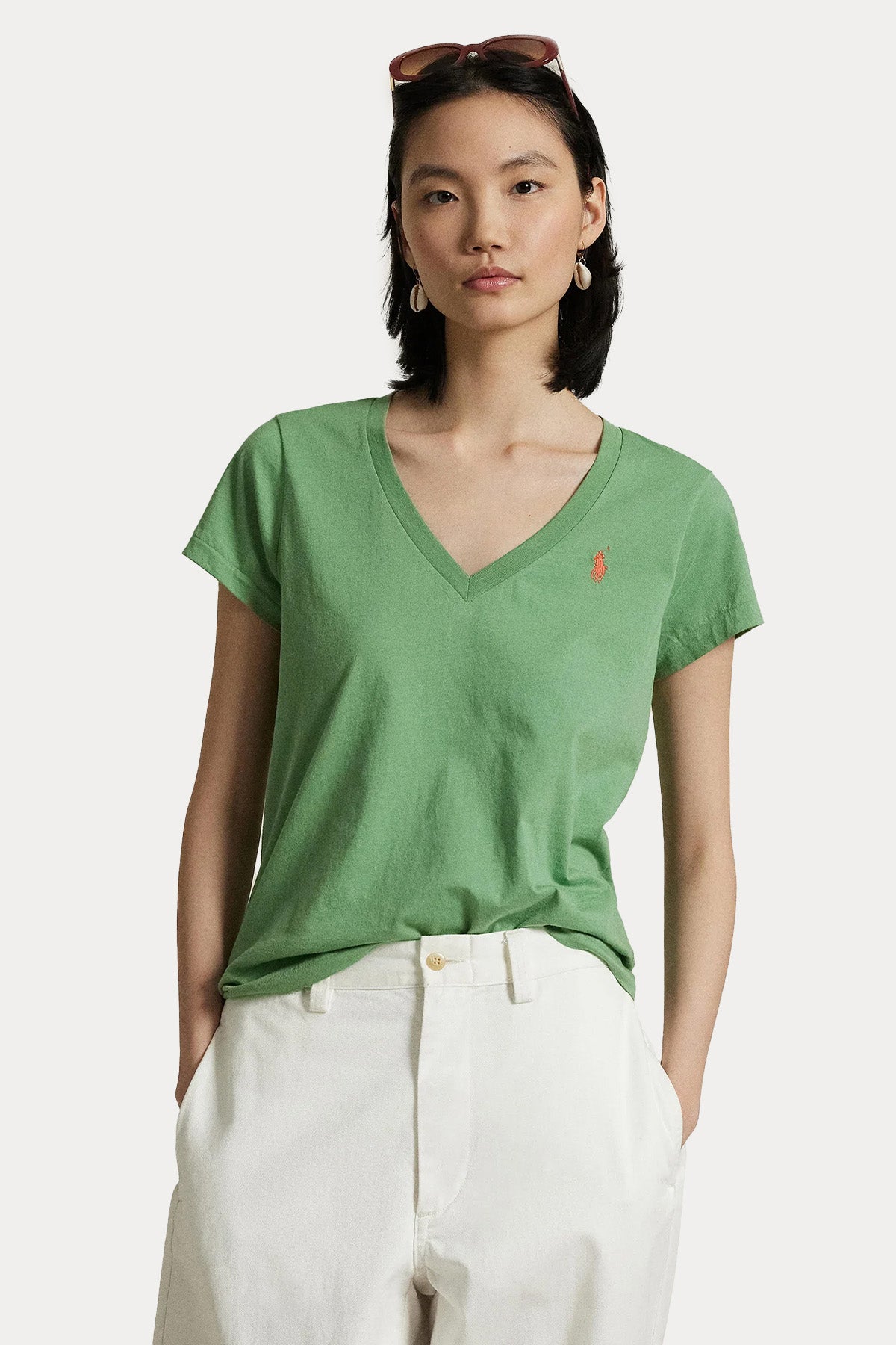 Polo Ralph Lauren Custom Fit V Yaka T-shirt