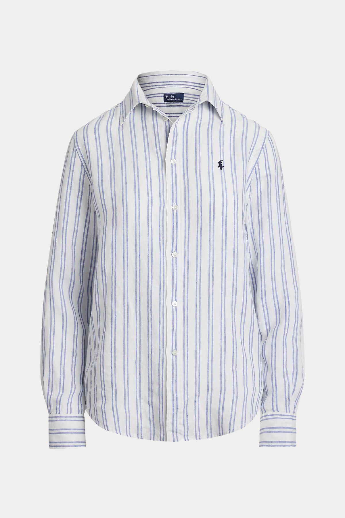 Polo Ralph Lauren Classic Fit Çizgili Keten Gömlek