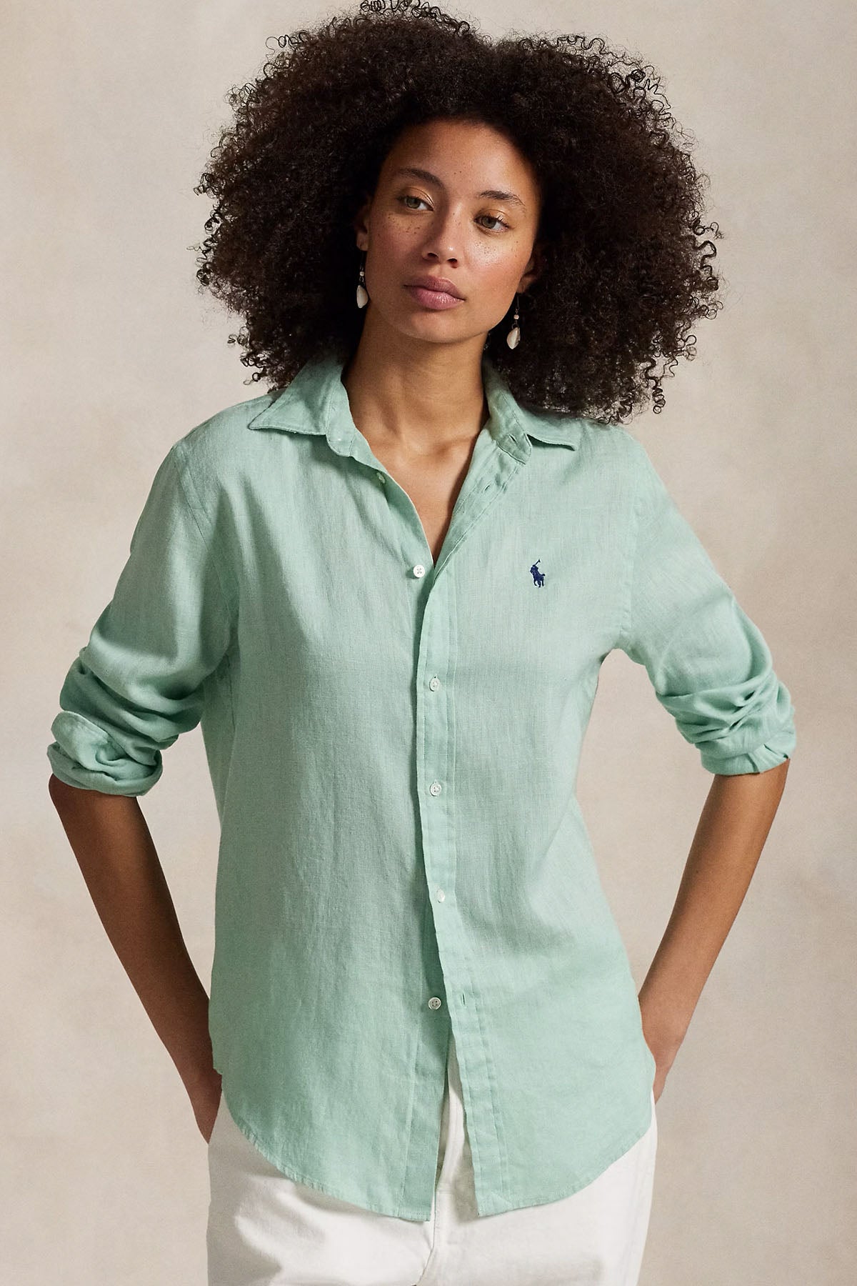 Polo Ralph Lauren Classic Fit Keten Gömlek