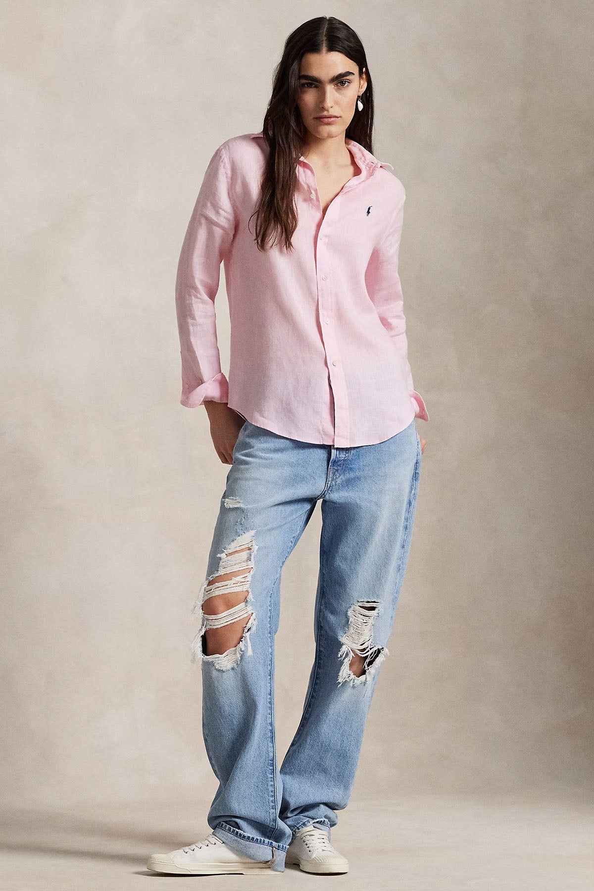 Polo Ralph Lauren Classic Fit Keten Gömlek