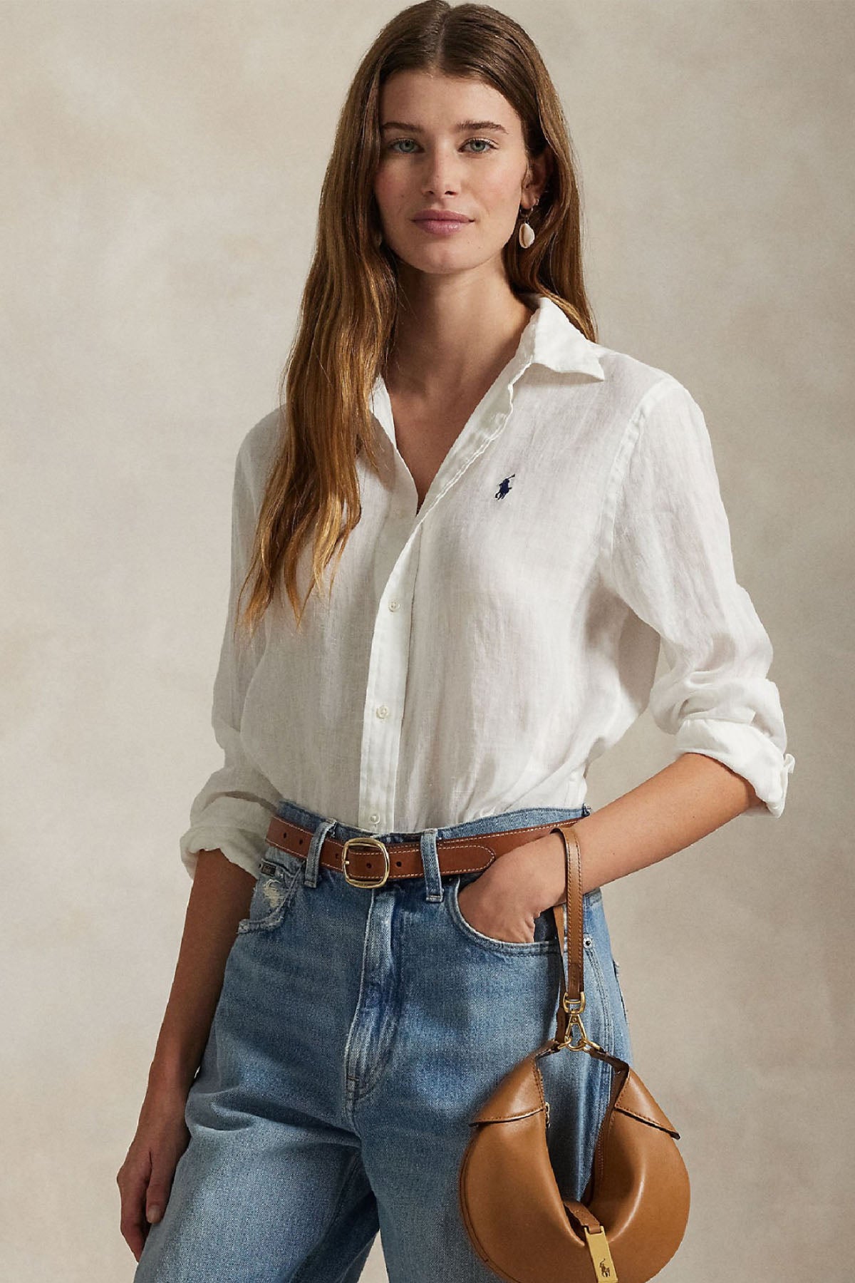 Polo Ralph Lauren Classic Fit Keten Gömlek