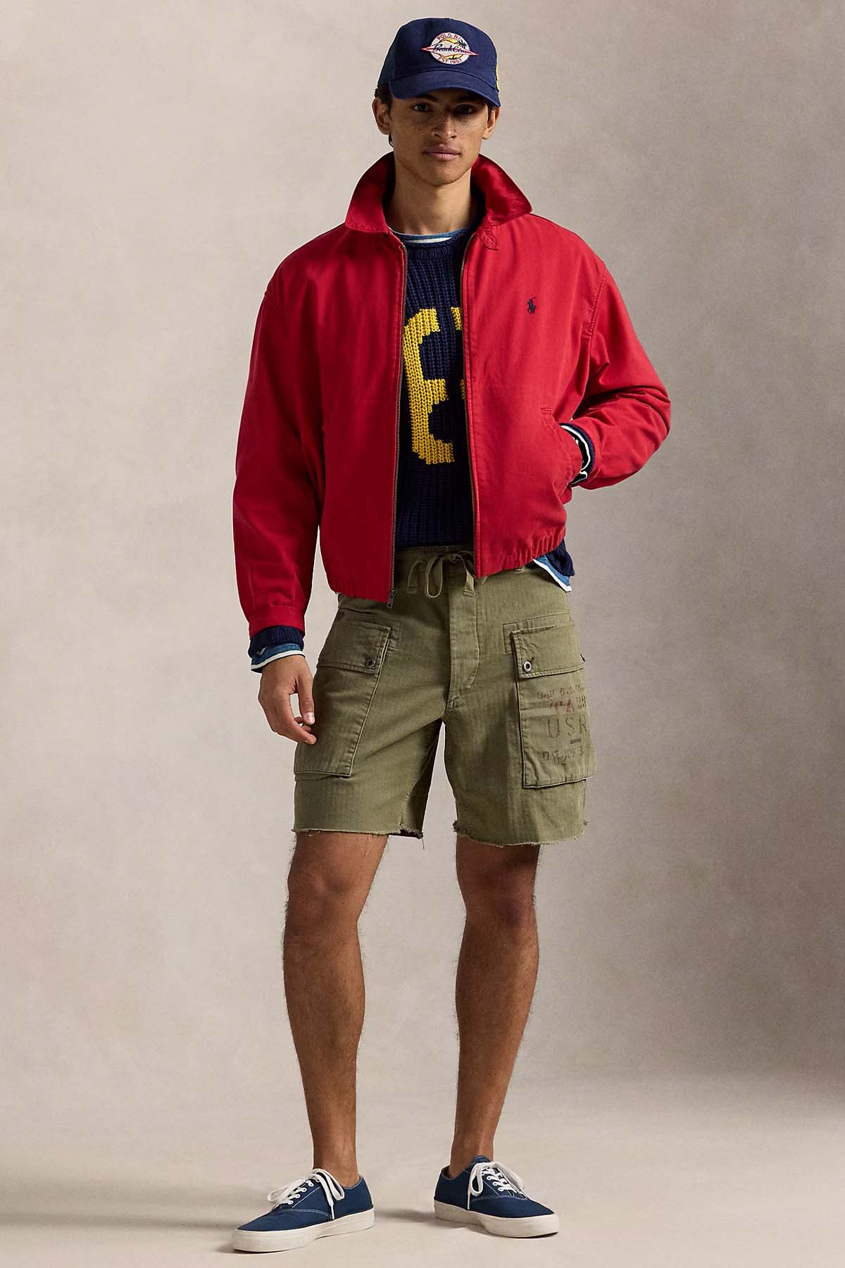 Polo Ralph Lauren Relaxed Fit Spor Cepli Şort