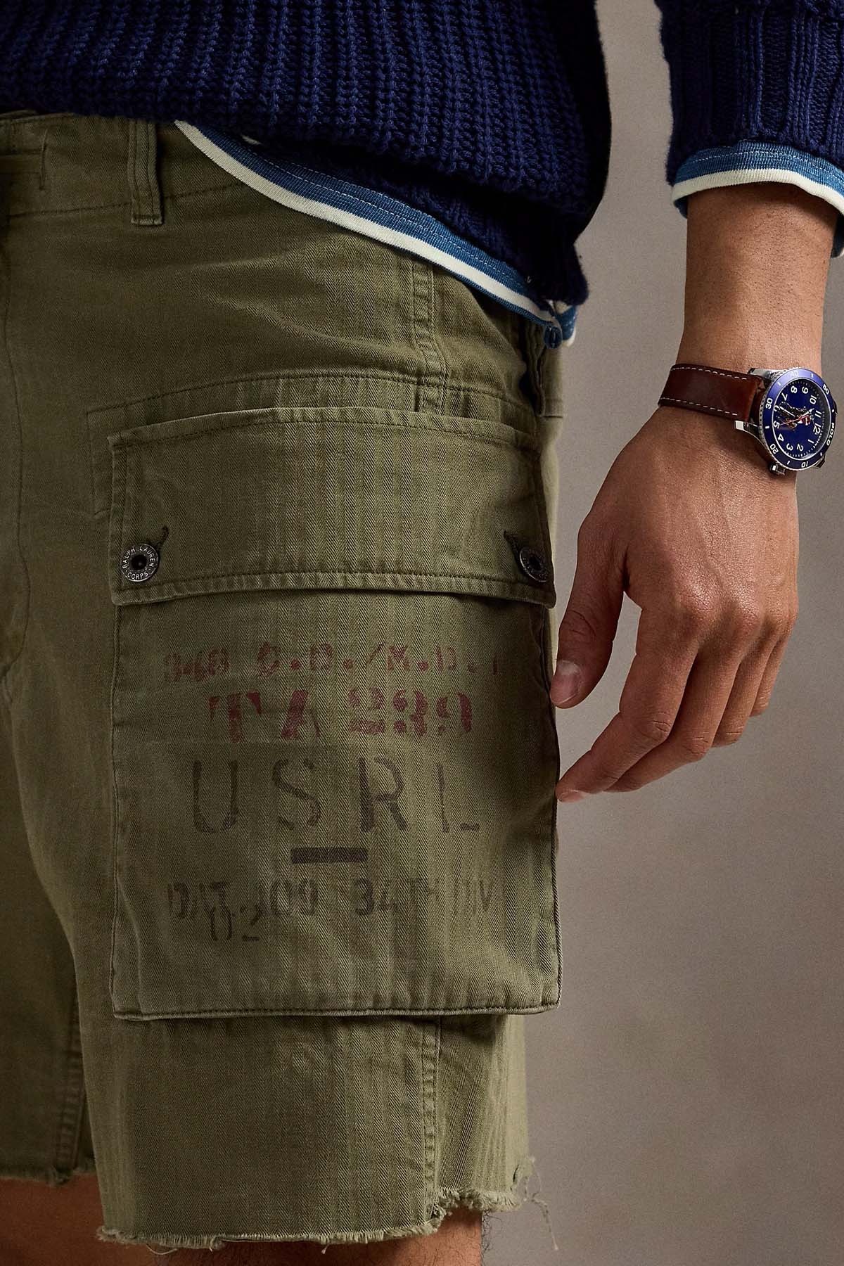 Polo Ralph Lauren Relaxed Fit Spor Cepli Şort-Şort-Libas