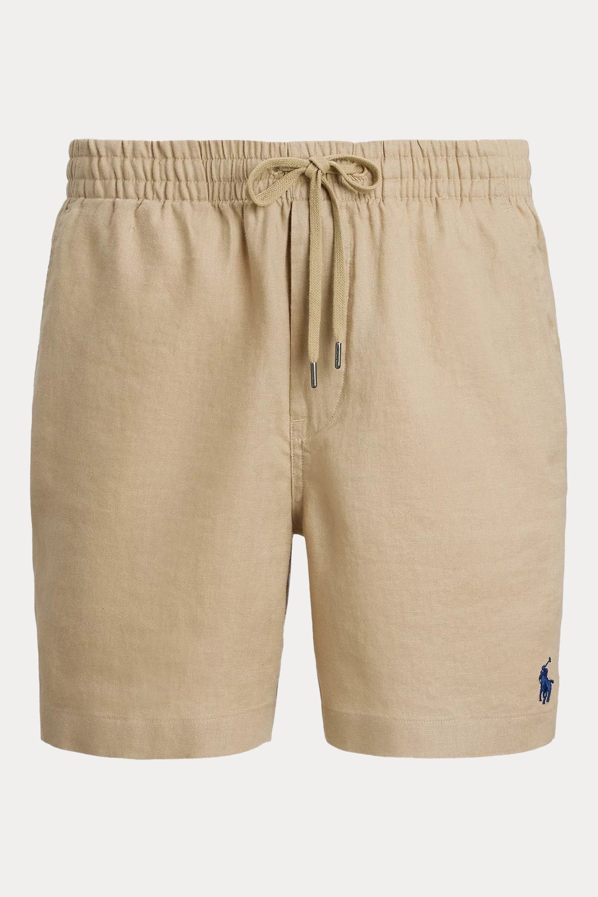 Polo Ralph Lauren Beli Lastikli Classic Fit Keten Şort-Şort-Libas