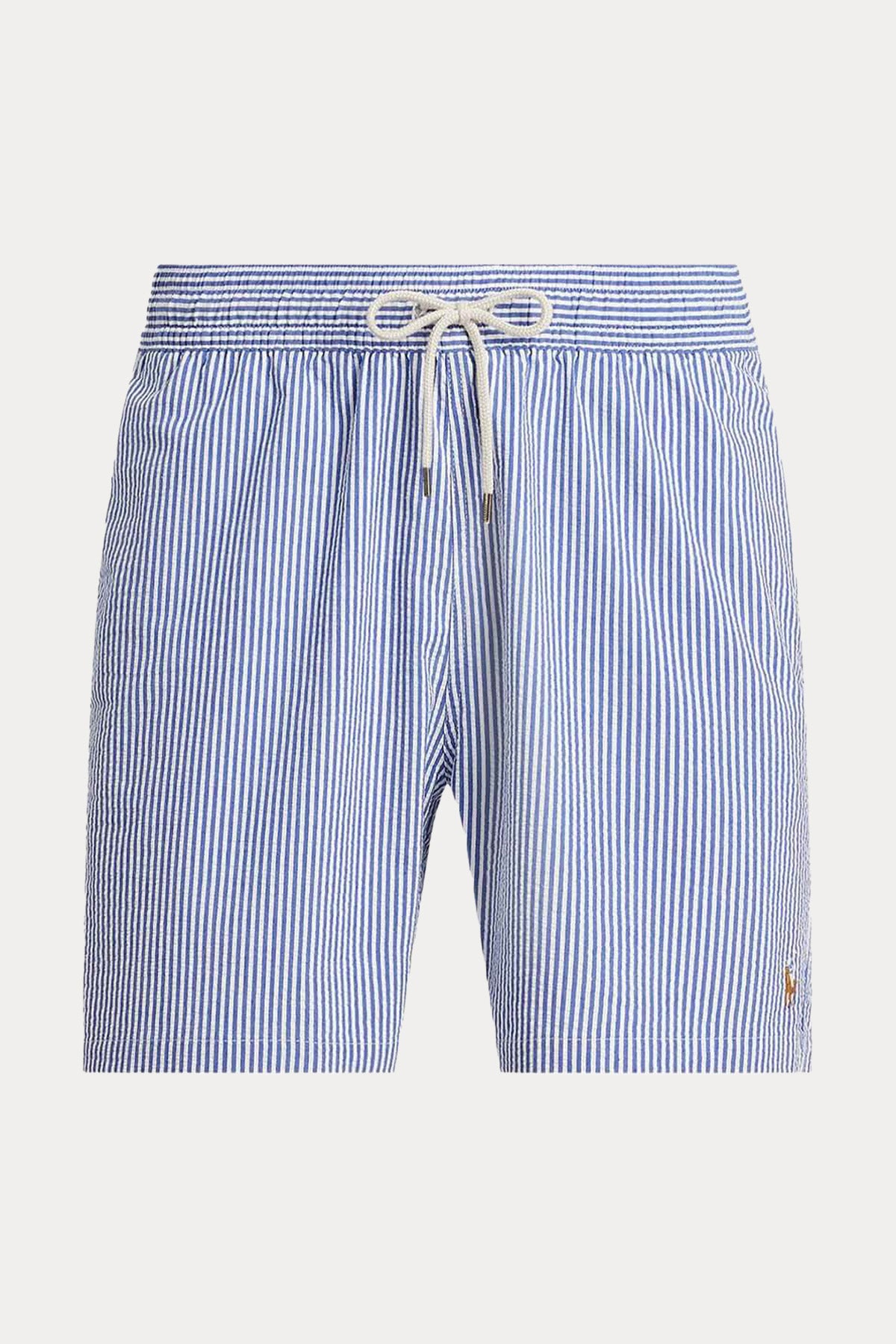 Polo Ralph Lauren Relaxed Fit Beli Lastikli Çizgili Streç Şort Mayo