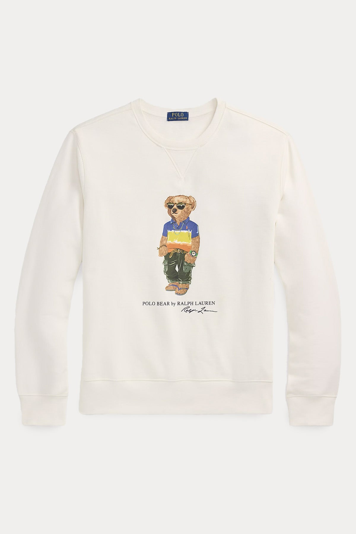 Polo Ralph Lauren Polo Bear Relaxed Fit Şardonlu Yuvarlak Yaka Sweatshirt