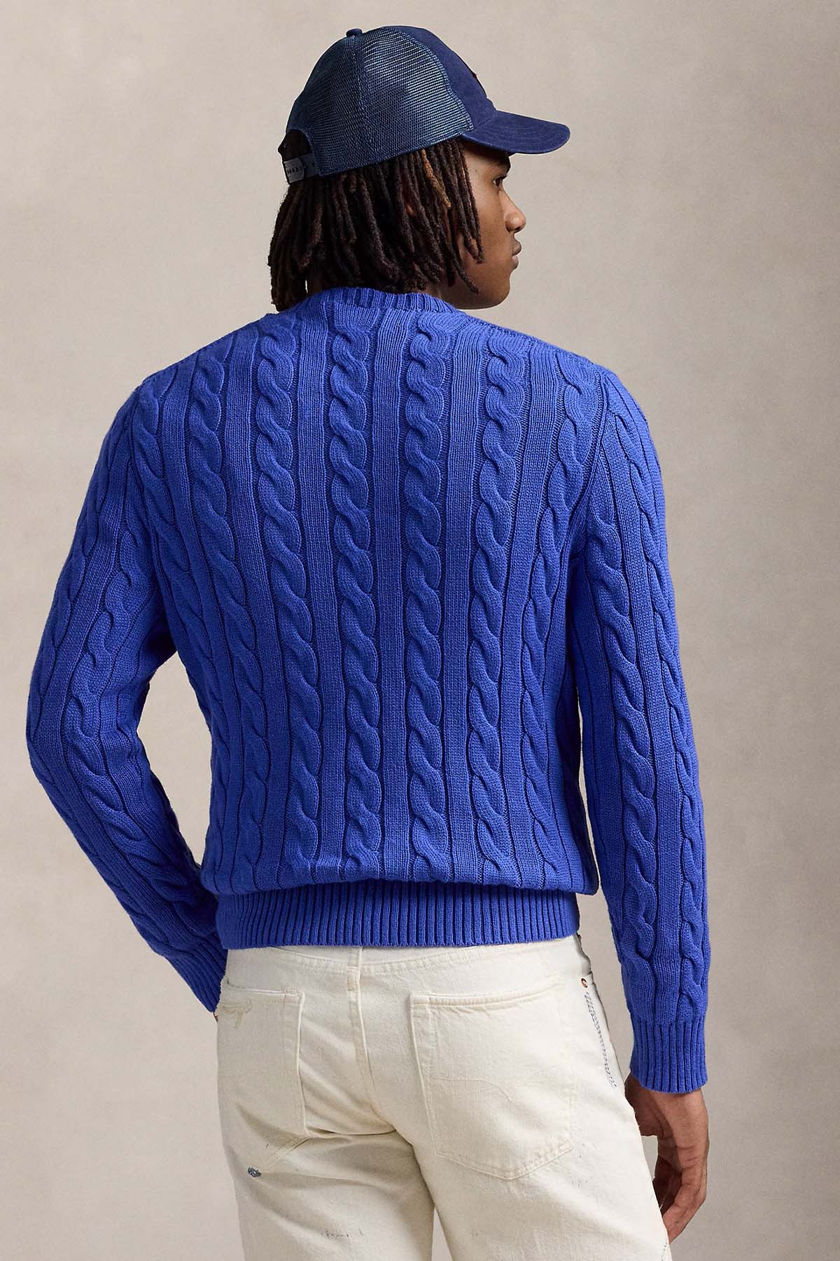 Polo Ralph Lauren Yuvarlak Yaka Saç Örgü Triko-Triko-Libas