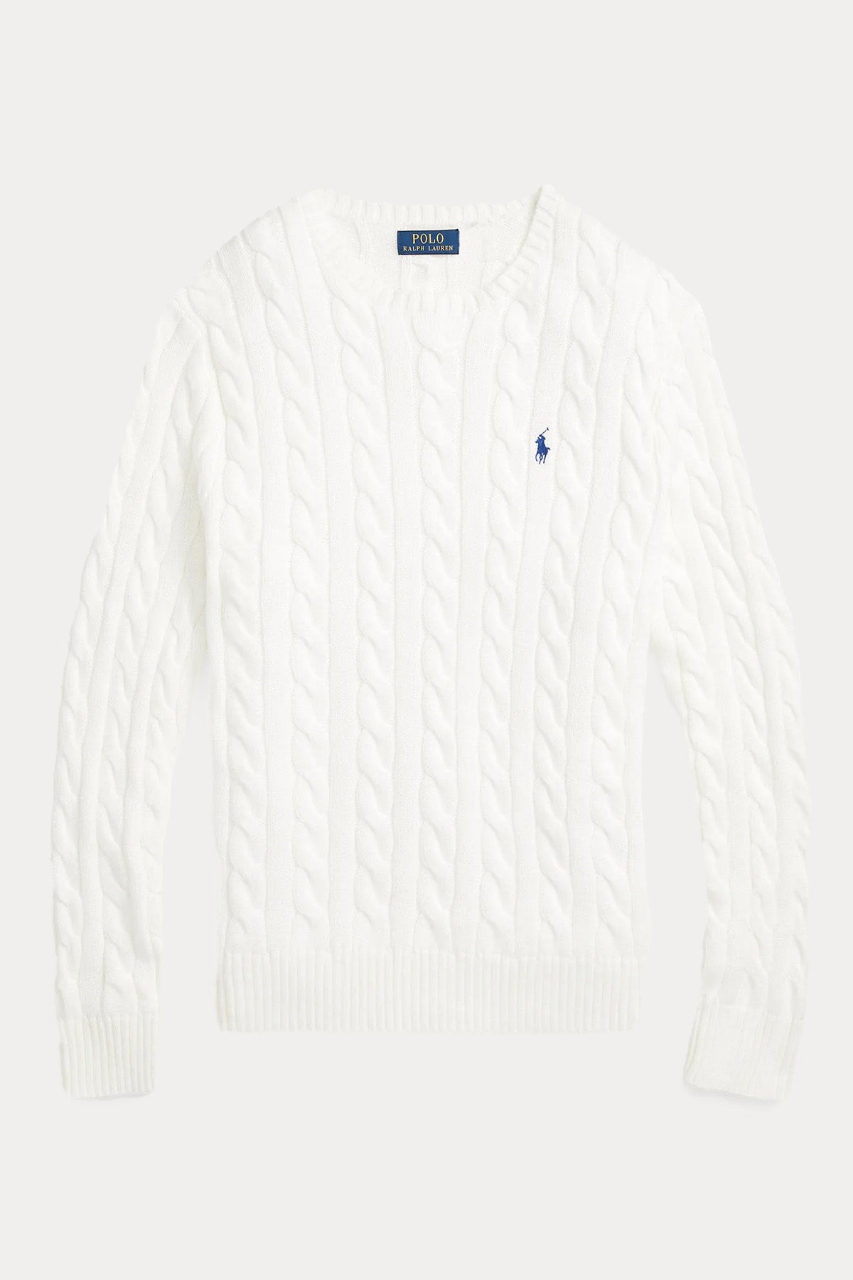 Polo Ralph Lauren Yuvarlak Yaka Saç Örgü Triko