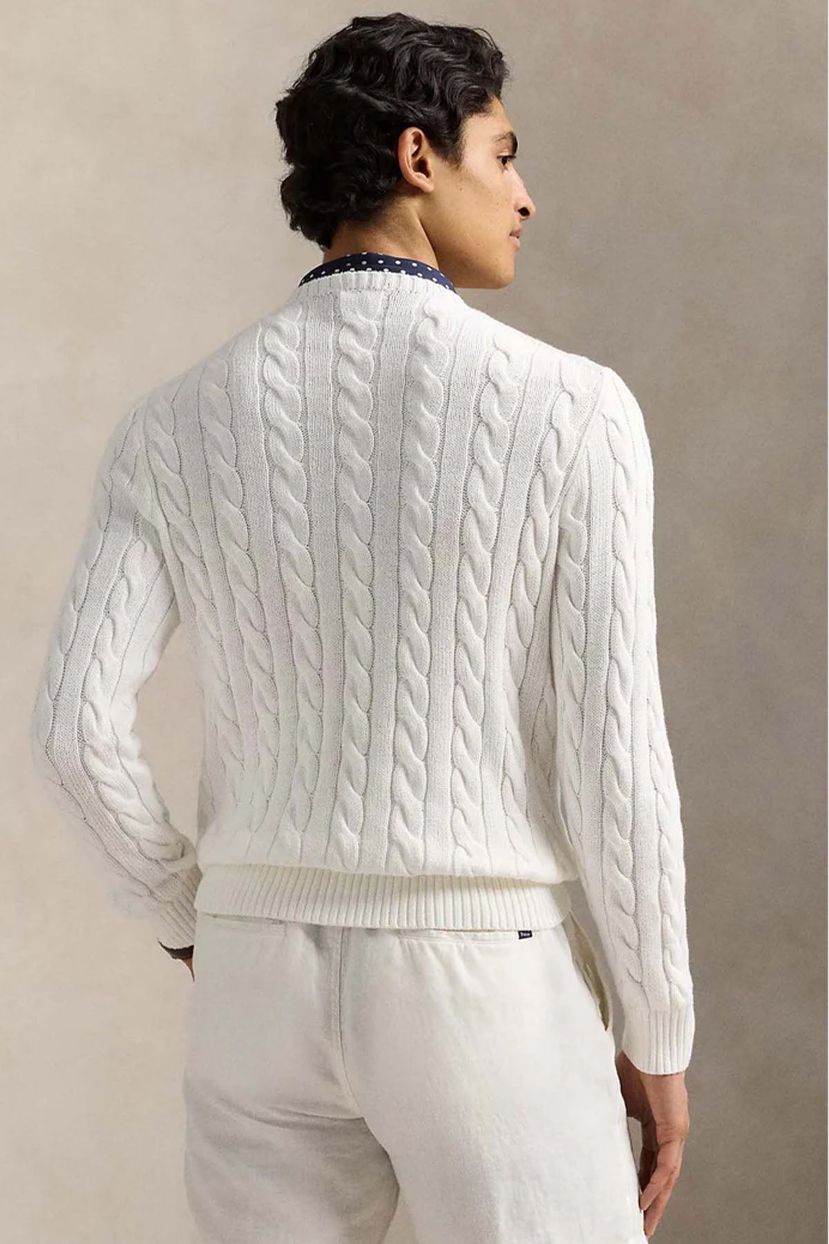 Polo Ralph Lauren Yuvarlak Yaka Saç Örgü Triko