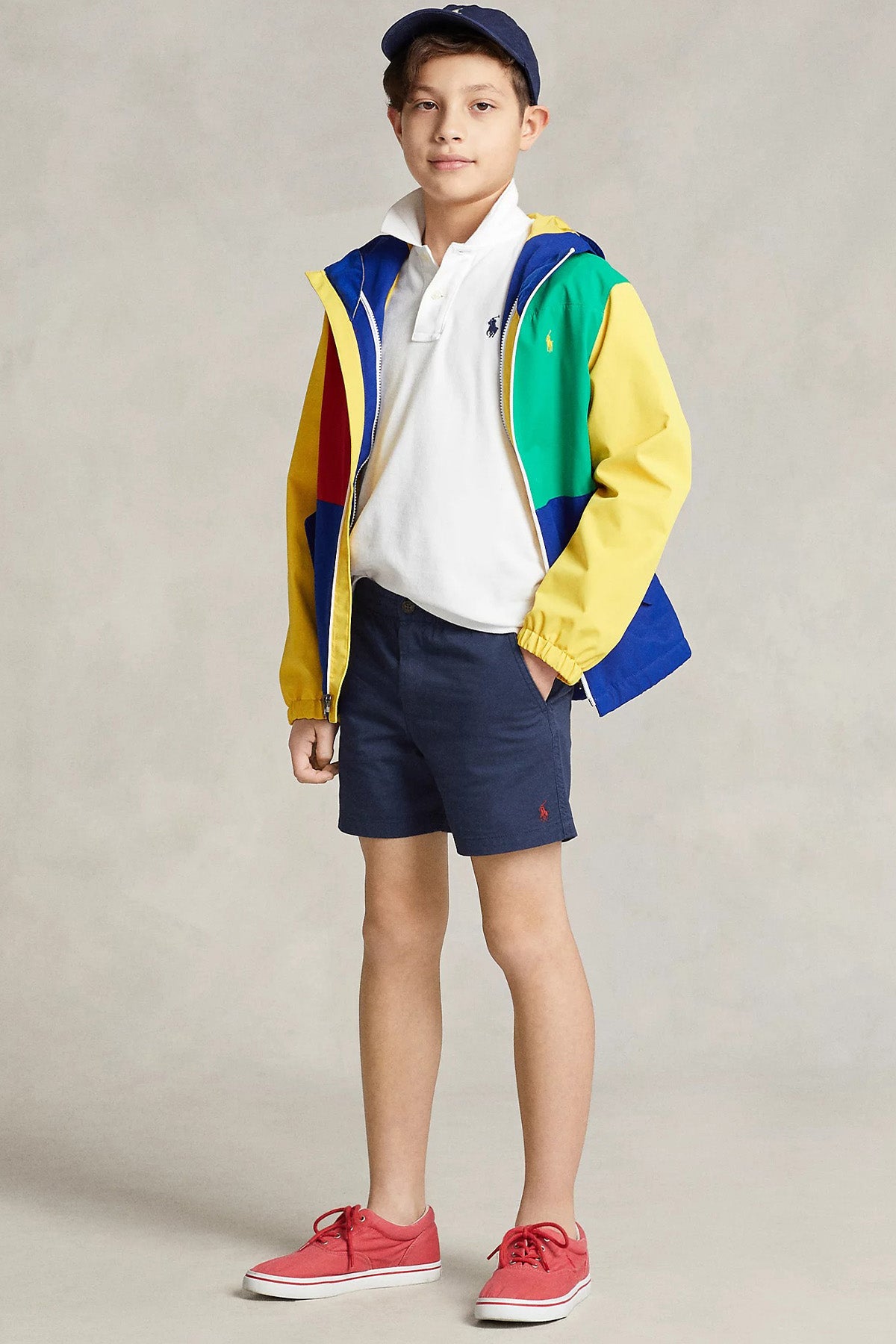 Polo Ralph Lauren Kids 8-10 Yaş Erkek Çocuk Beli Lastikli Şort
