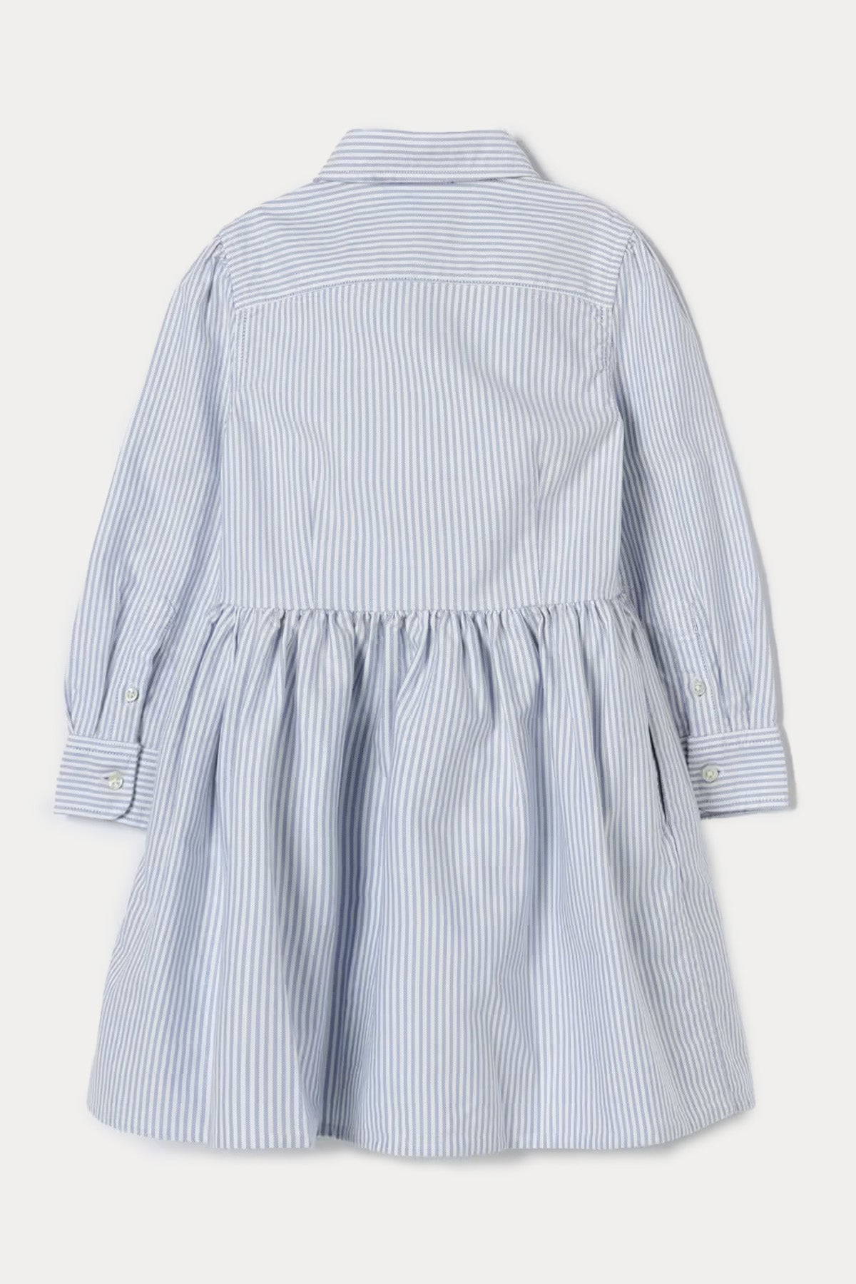 Polo Ralph Lauren Kids 5-6 Yaş Kız Çocuk Çizgili Gömlek Elbise