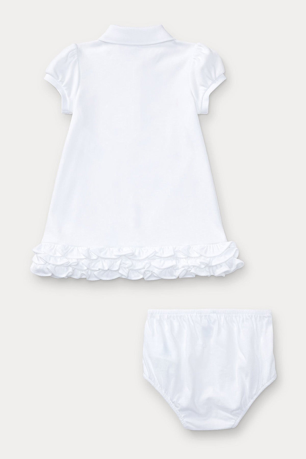 Polo Ralph Lauren Kids 9-12 Aylık Kız Bebek Polo Yaka Elbise