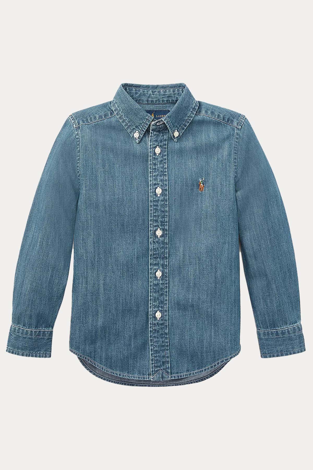 Polo Ralph Lauren Kids 3-6 Yaş Erkek Çocuk Denim Gömlek
