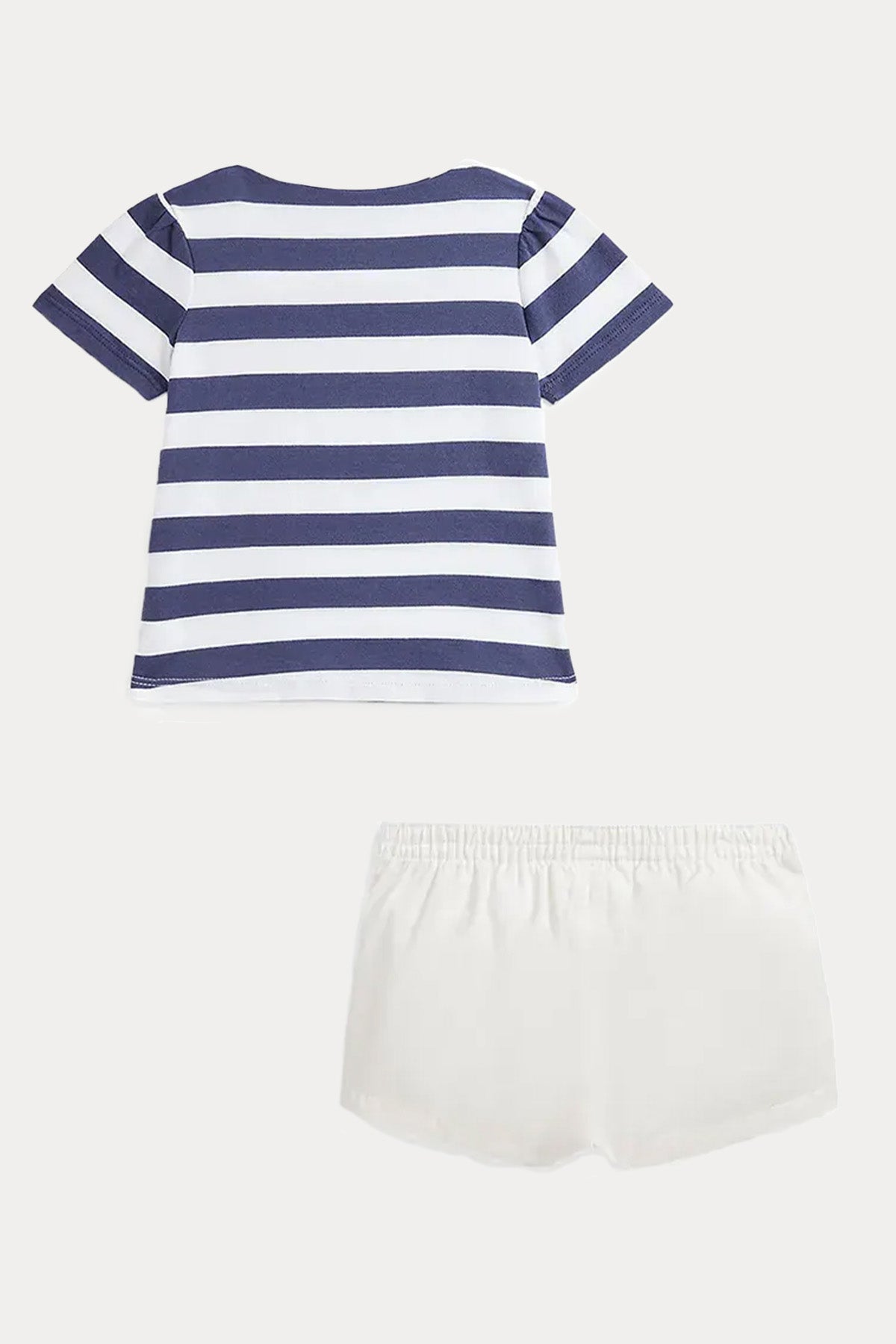 Polo Ralph Lauren Kids 12-18 Aylık Kız Bebek Polo Bear T-shirt - Şort Set