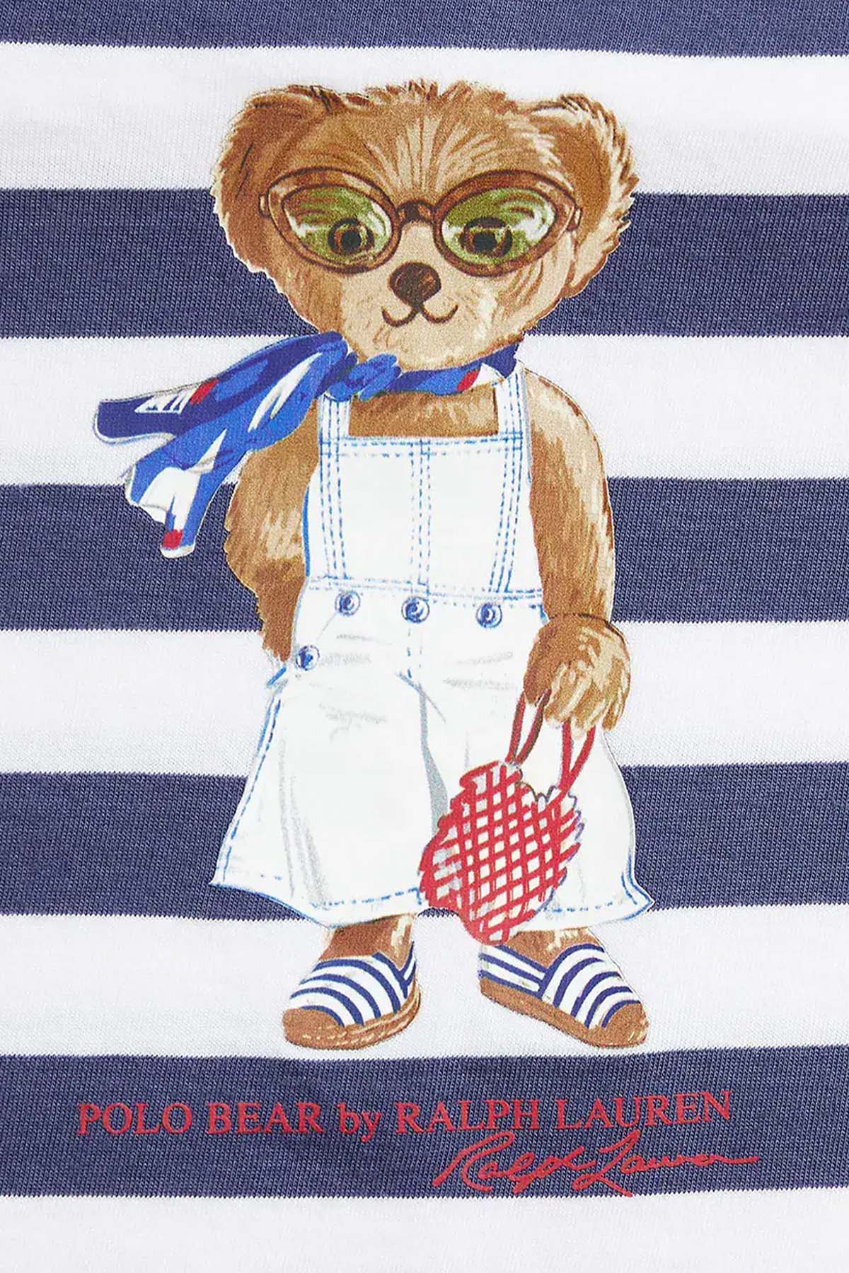 Polo Ralph Lauren Kids 12-18 Aylık Kız Bebek Polo Bear T-shirt - Şort Set