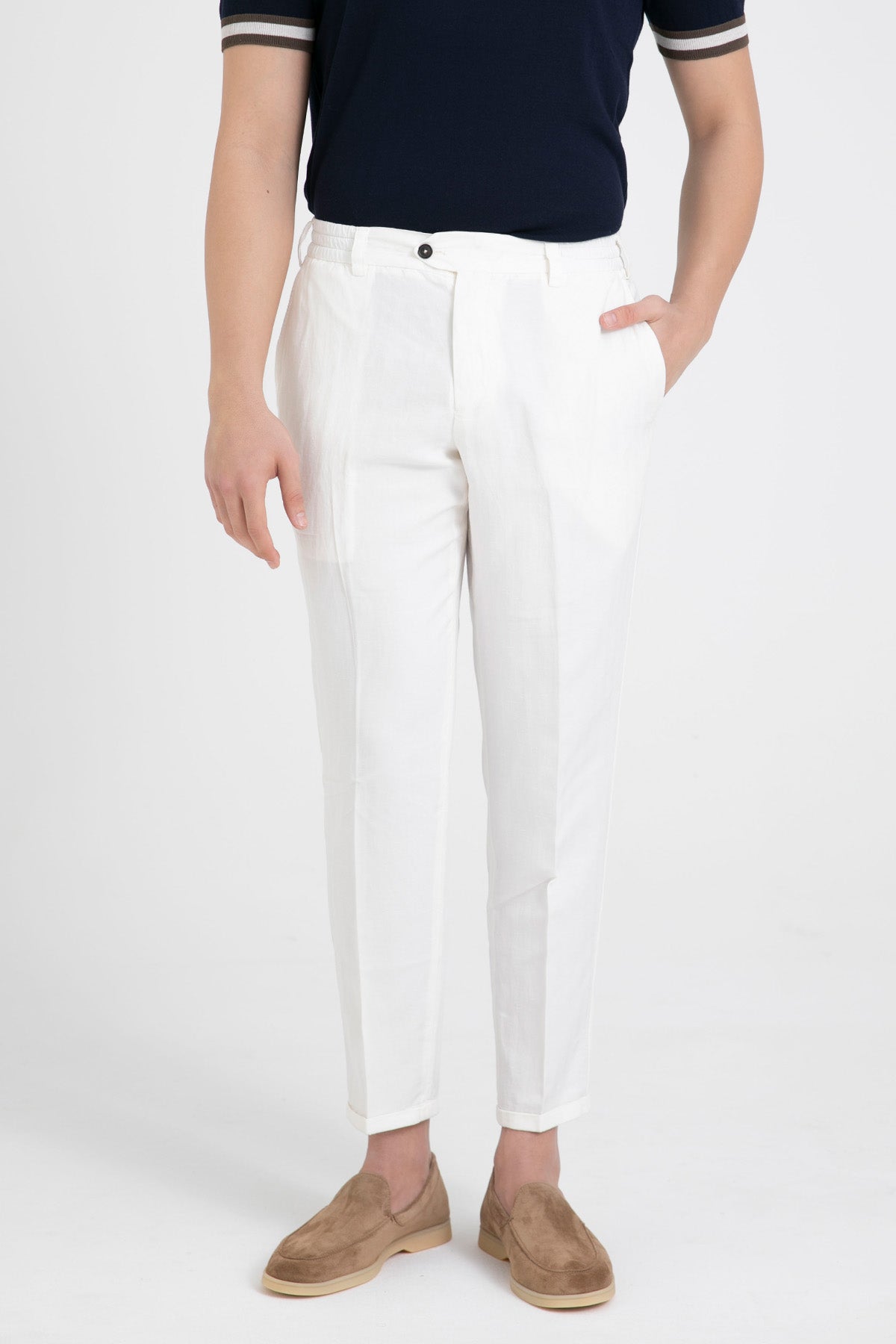 Pantaloni Torino The Rebel Soft Fit Keten Pantolon