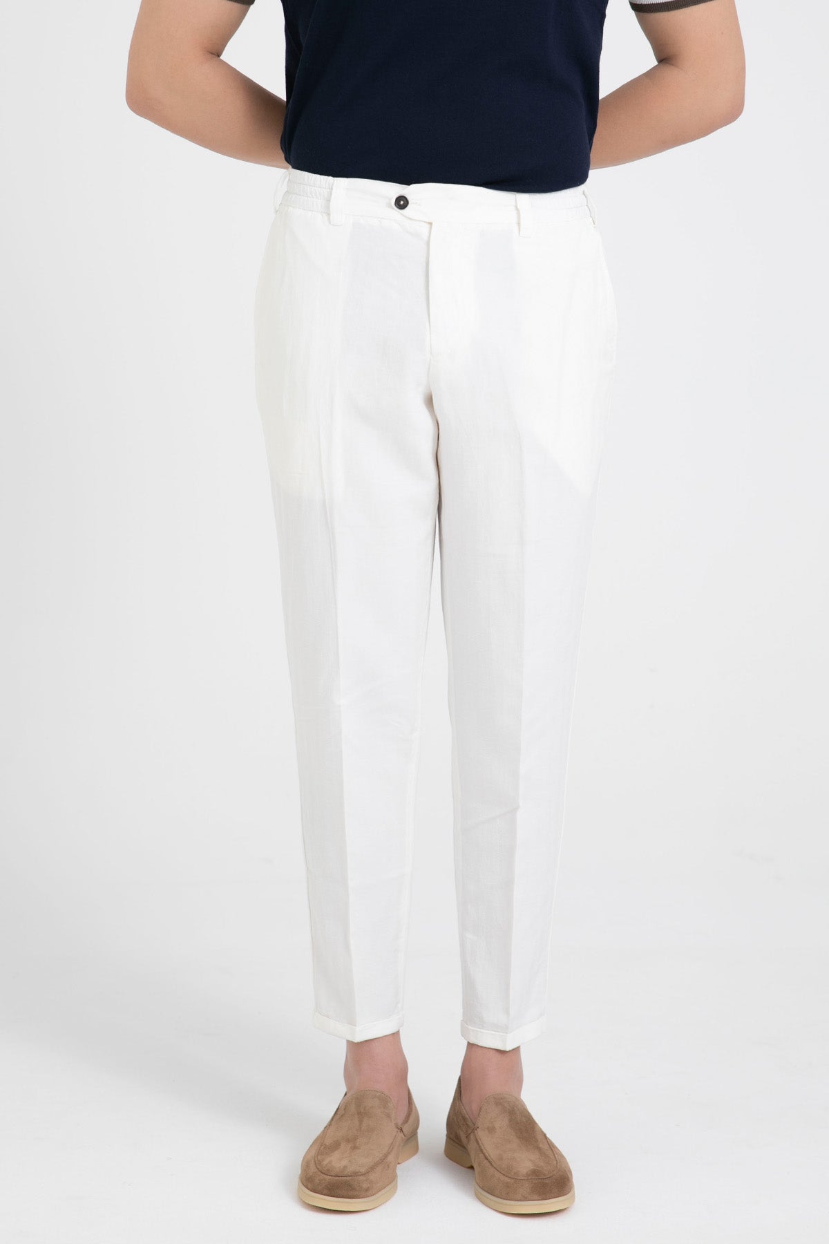 Pantaloni Torino The Rebel Soft Fit Keten Pantolon-Pantolon-Libas