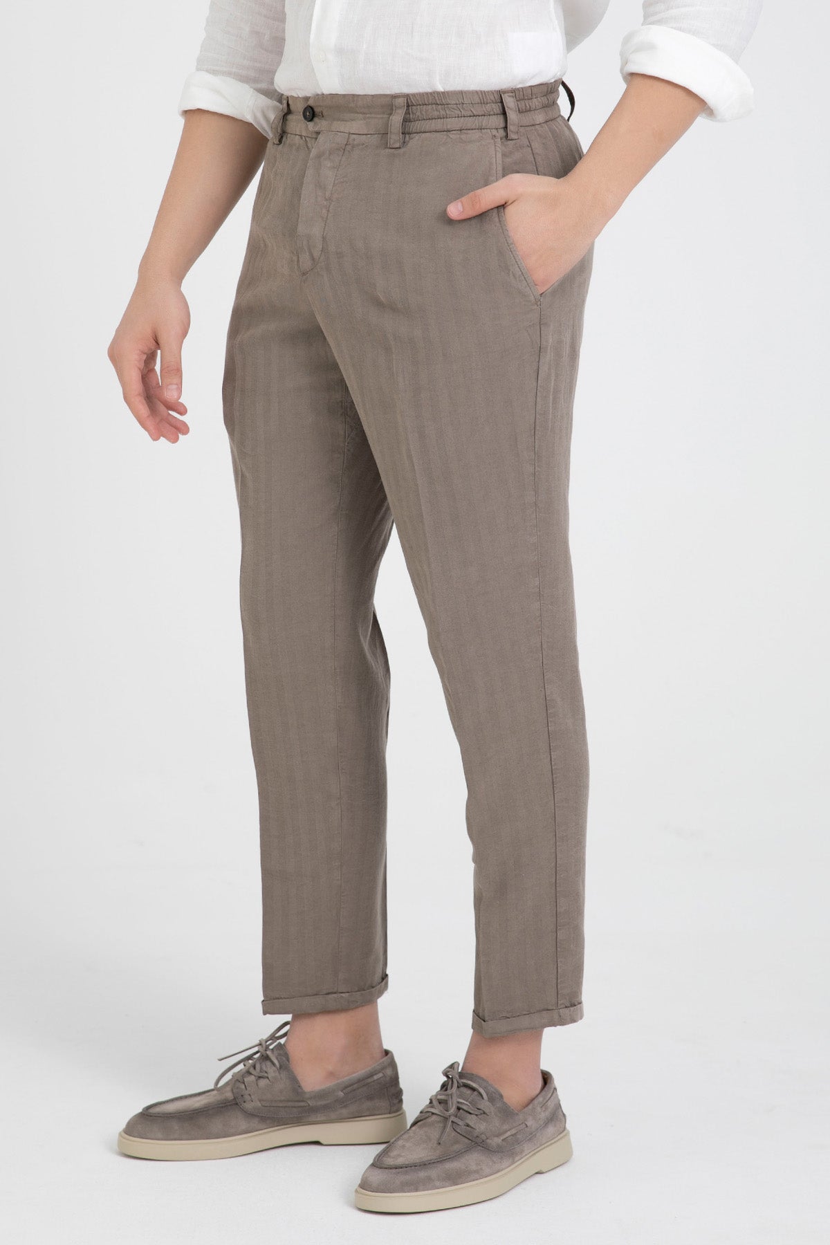 Pantaloni Torino The Rebel Soft Fit Keten Pantolon-Pantolon-Libas