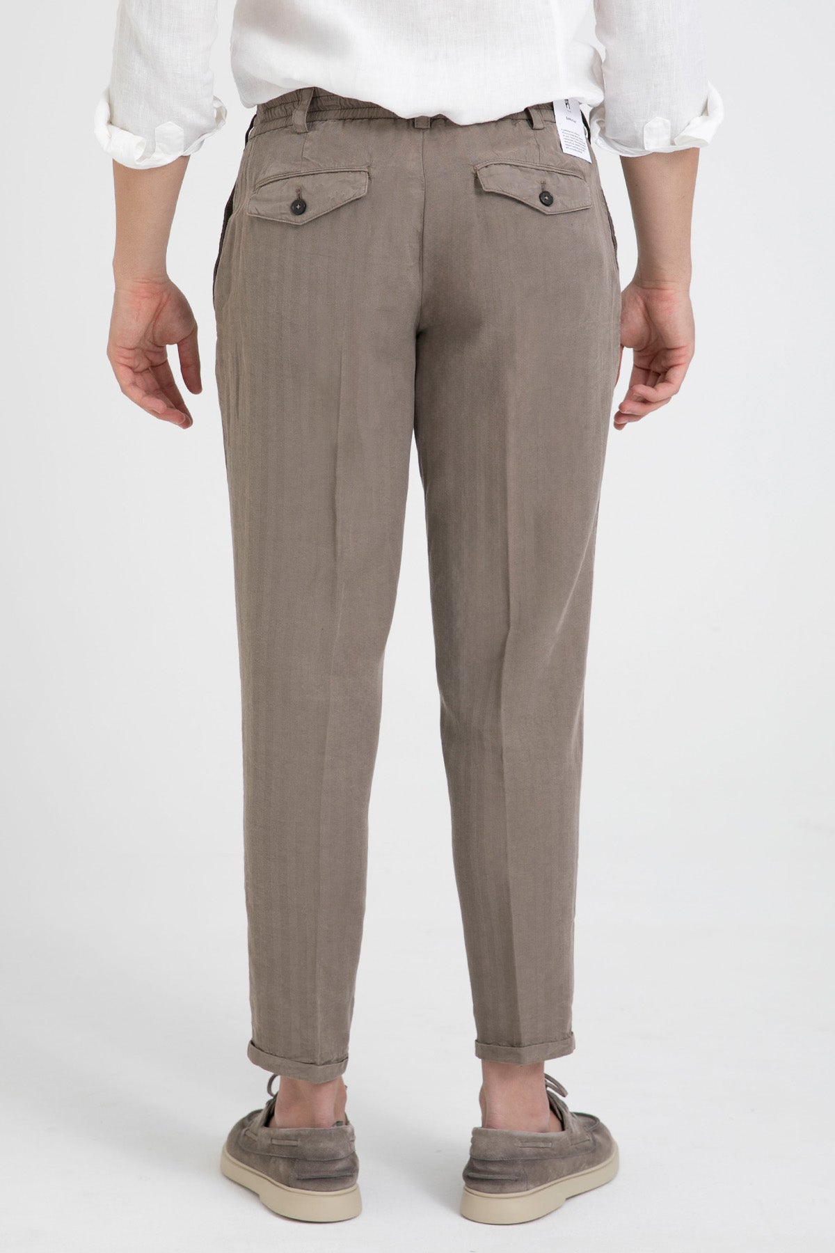 Pantaloni Torino The Rebel Soft Fit Keten Pantolon-Pantolon-Libas
