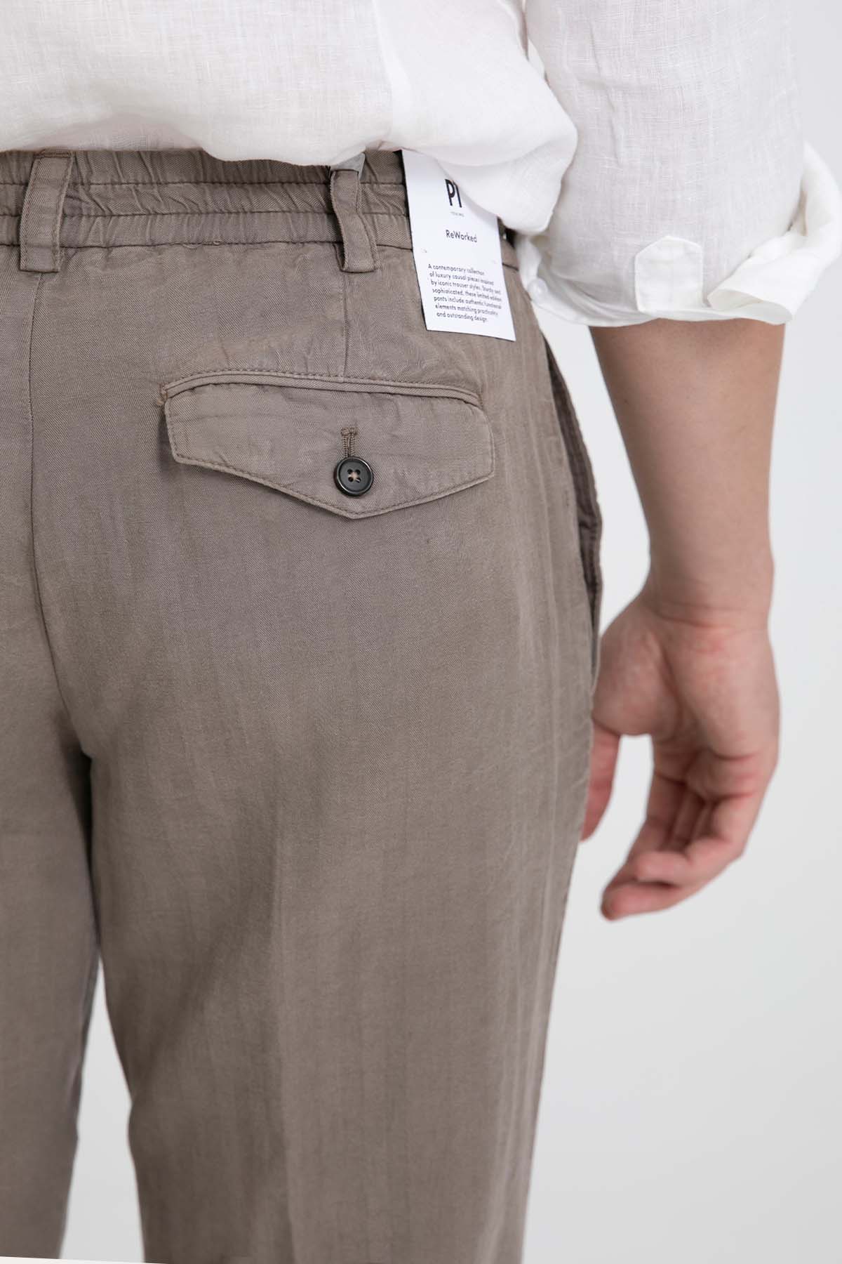 Pantaloni Torino The Rebel Soft Fit Keten Pantolon-Pantolon-Libas